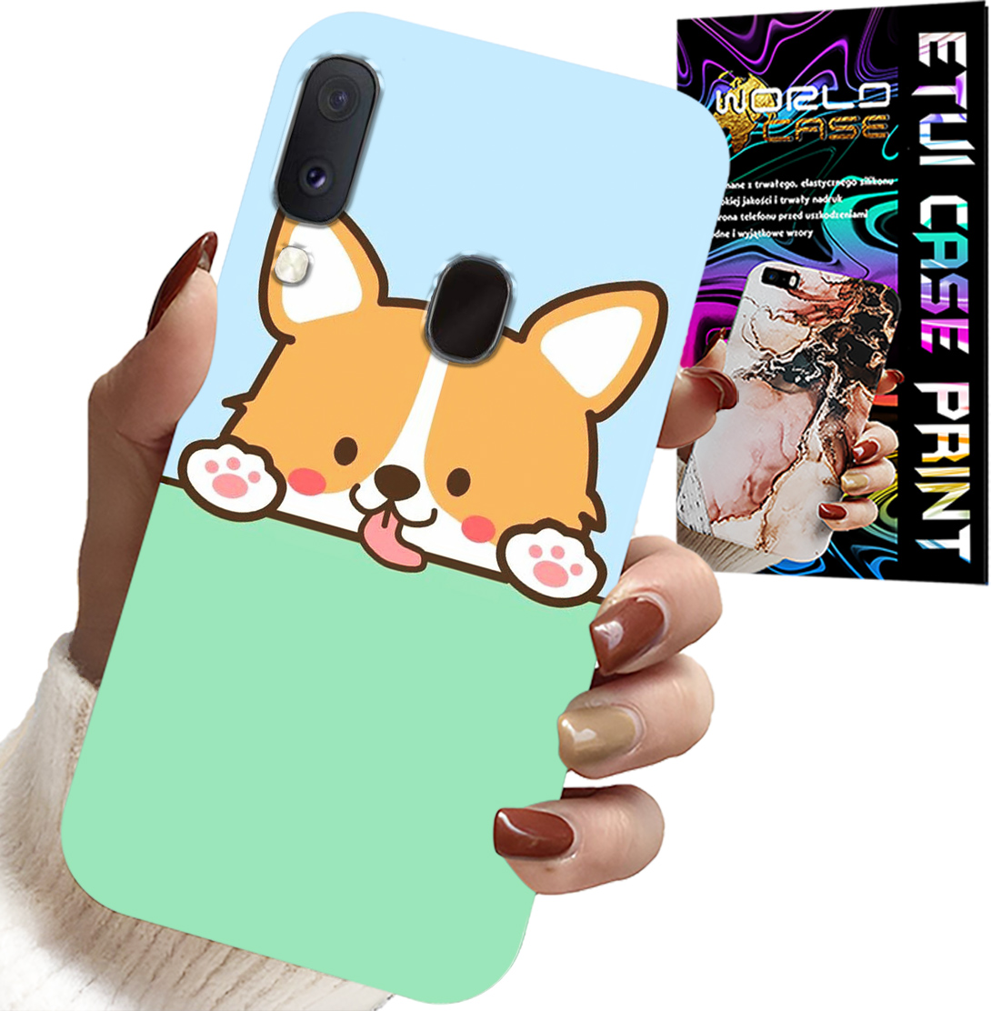 ETUI DO SAMSUNG GALAXY A40 - SŁODKI PIESEK WZORY Z BAJEK POKROWIEC