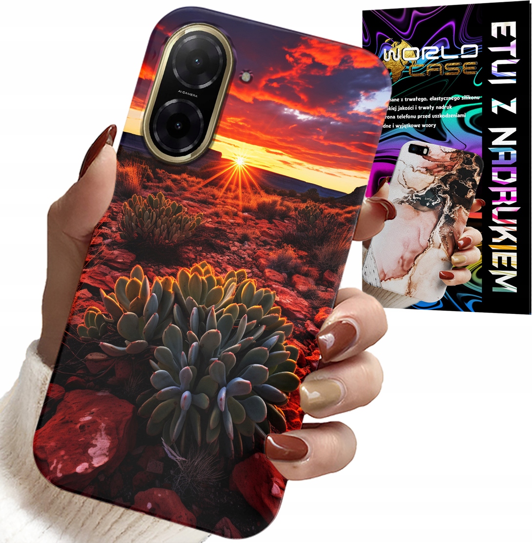 ETUI DO XIAOMI REDMI A5 - MEKSYKAŃSKA PUSTYNIA WIDOKI CASE + SZKŁO