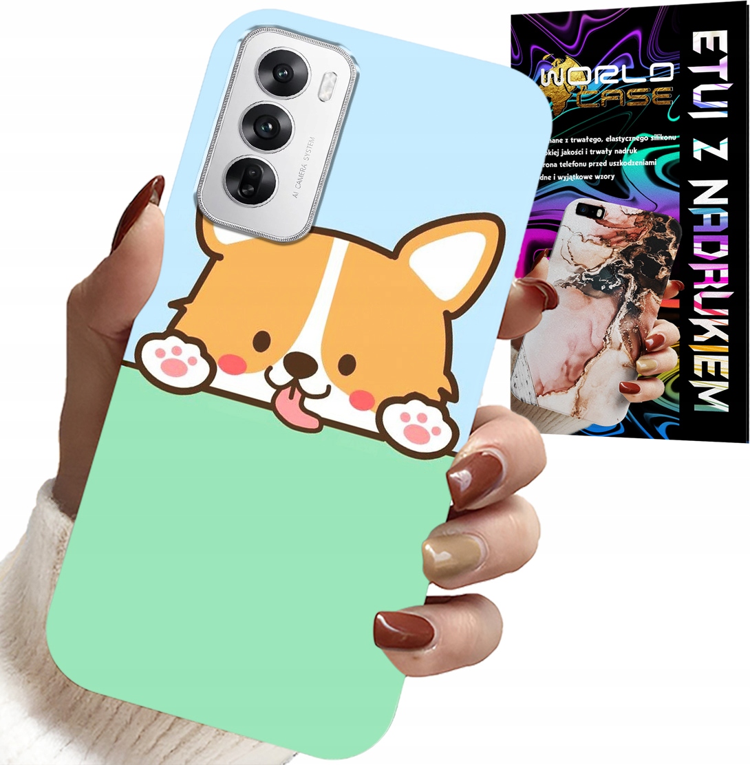 ETUI DO OPPO RENO12 5G - SŁODKI PIESEK WZORY Z BAJEK POKROWIEC