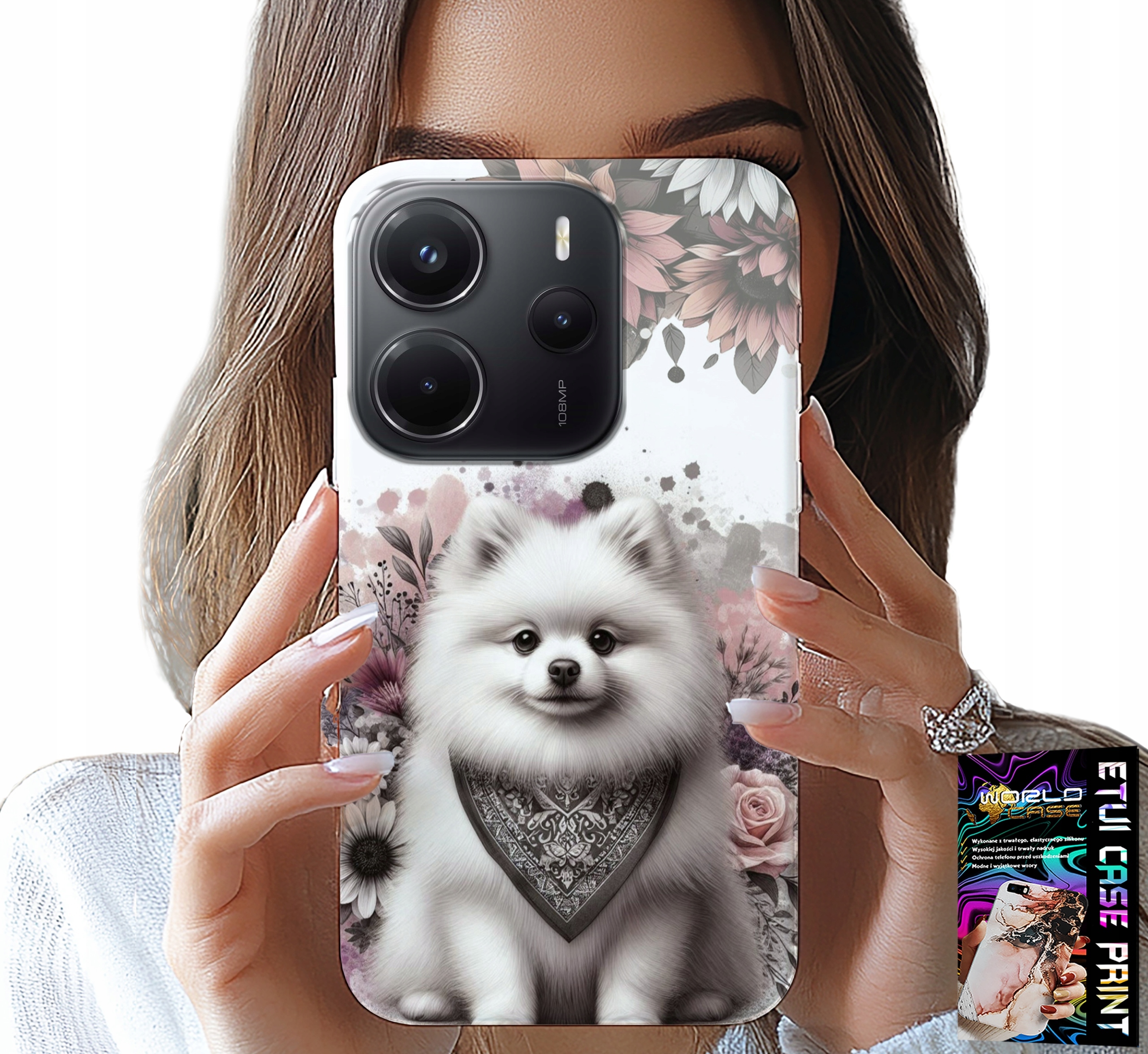 ETUI DO XIAOMI NOTE 14 4G - POMERANIAN, SZPIC MINIATUROWY, RASY PSÓW