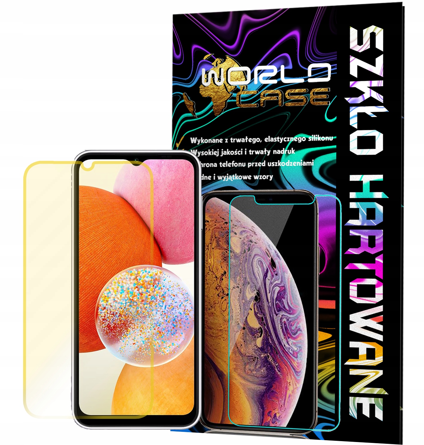 SZKŁO HARTOWANE DO SAMSUNG A14 4G / A14 5G NA EKRAN SZKIEŁKO OCHRONNE