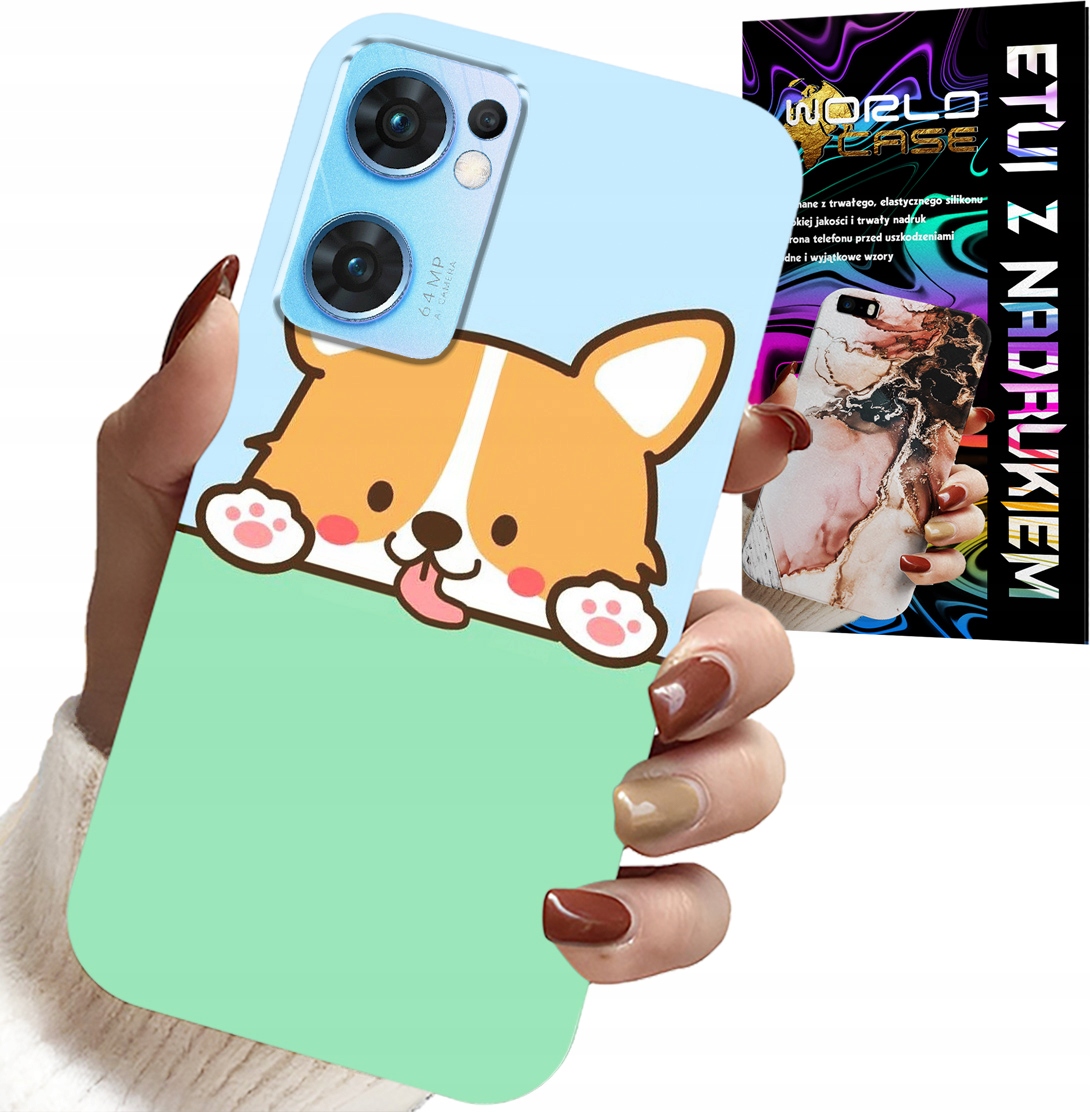 ETUI DO OPPO RENO7 5G - SŁODKI PIESEK WZORY Z BAJEK POKROWIEC