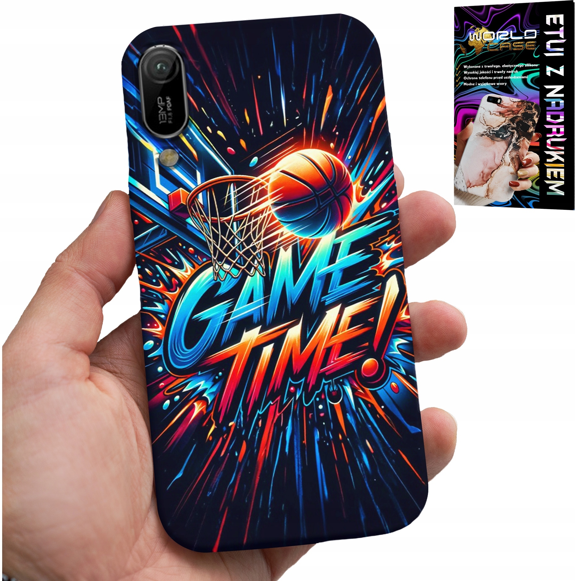 ETUI DO HUAWEI Y6 2019 - KOSZYKÓWKA NBA FAN 23 GAME TIME, OBUDOWA