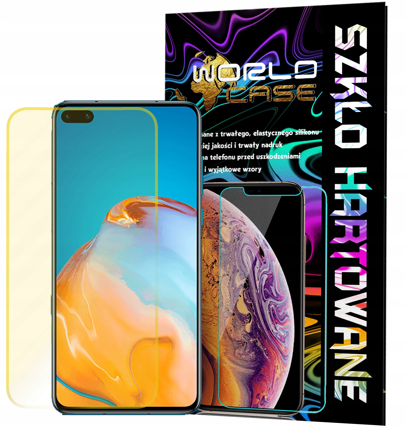 SZKŁO HARTOWANE DO HUAWEI P40 NA EKRAN SZKIEŁKO OCHRONNE