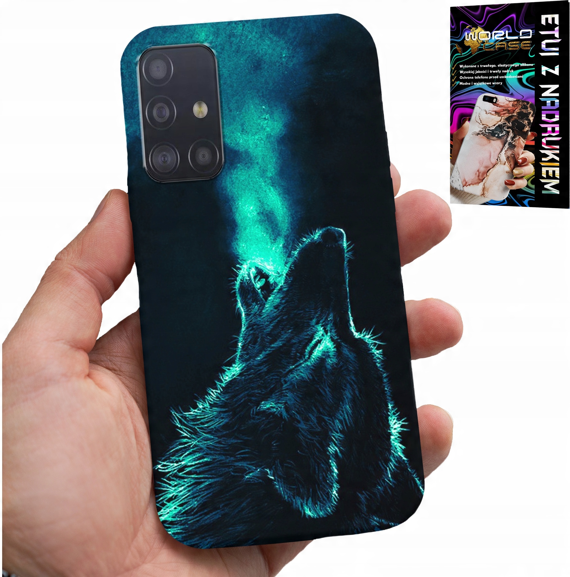 ETUI DO SAMSUNG GALAXY A71 - WILK WILKI WATAHA SUPER WZORY OBUDOWA