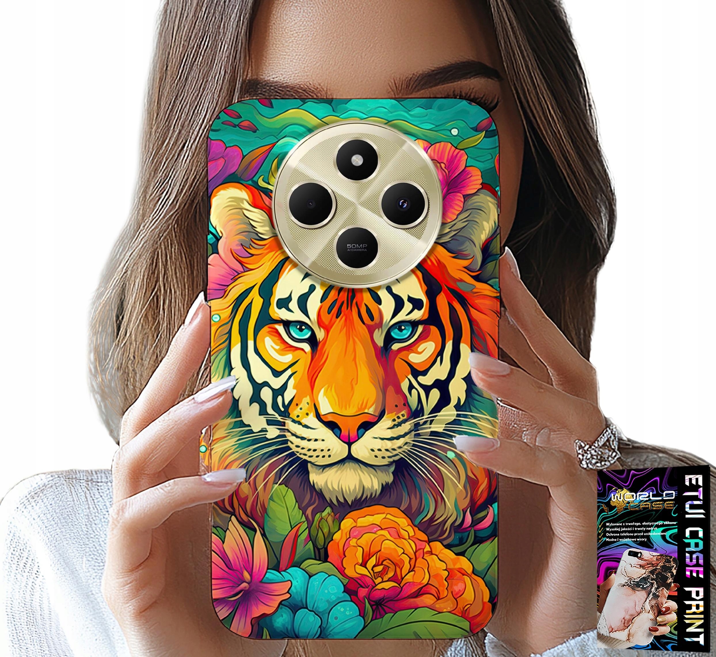 ETUI DO XIAOMI REDMI 14C 4G - ZWIERZĘCE WZORY TYGRYS TYGRYSEK CASE