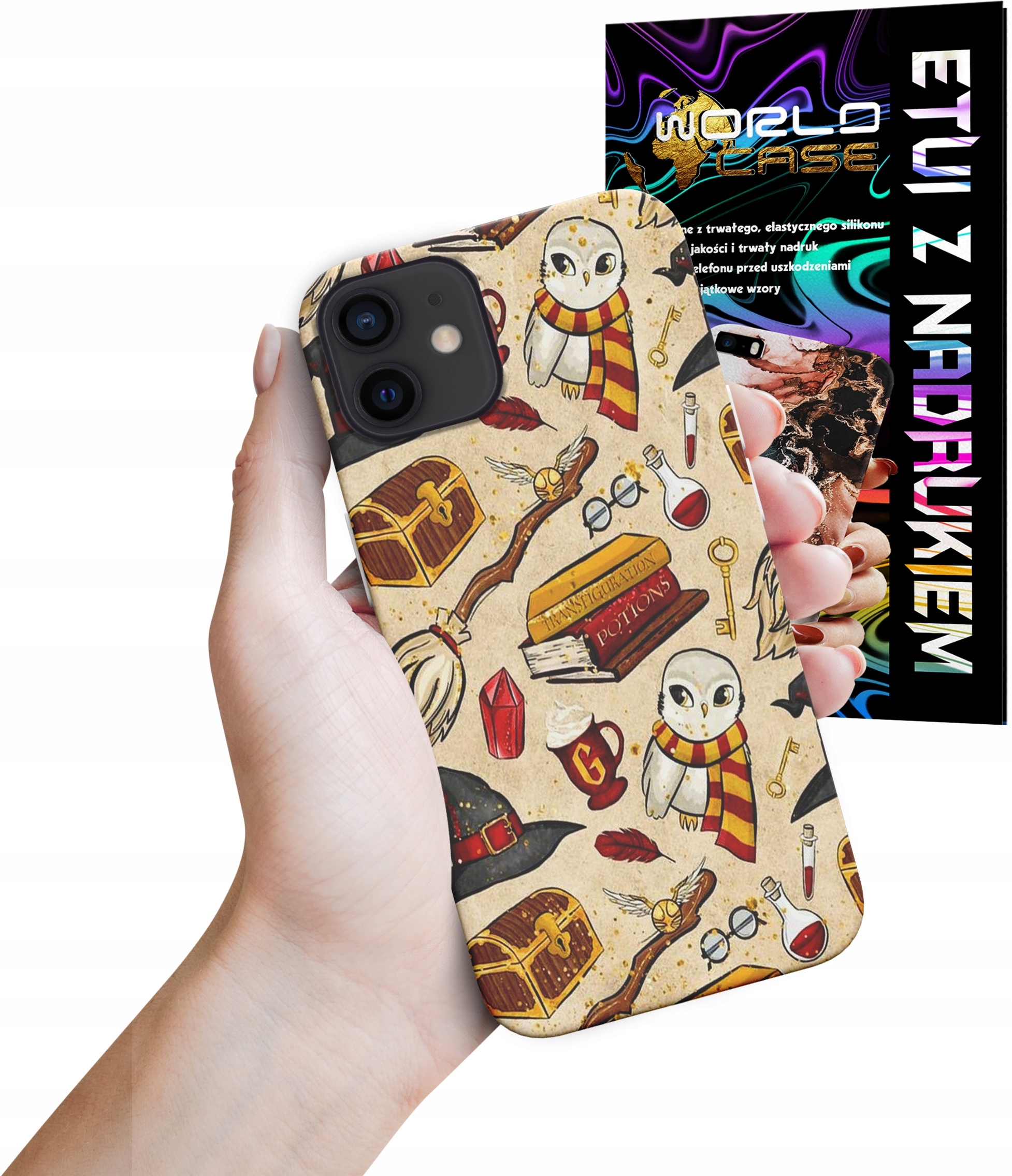 ETUI CASE DO IPHONE 11 - HARRY POTTER WZORY WIELE WZORÓW DLA FANA MAGI