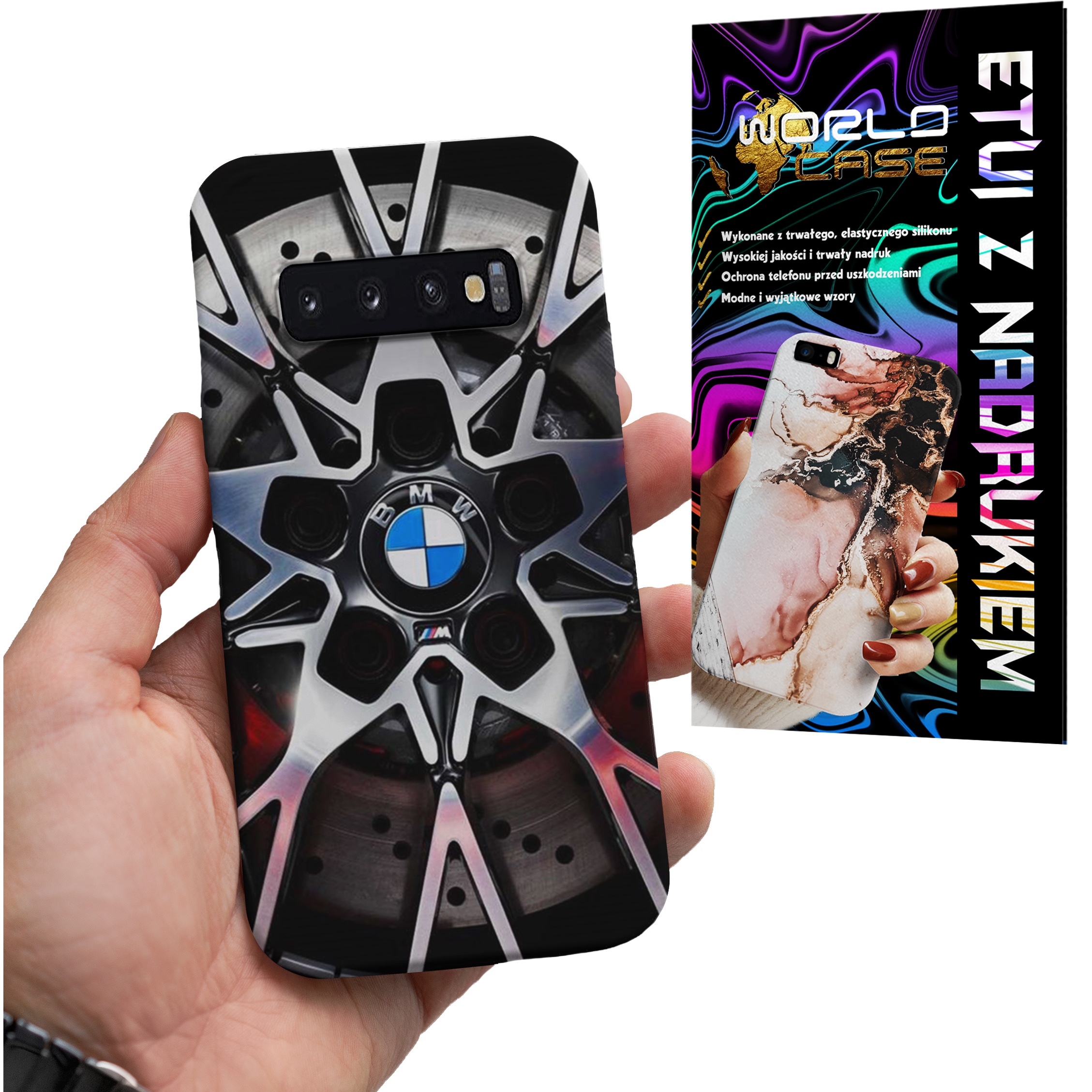 ETUI CASE DO SAMSUNG S10 - BMW FELGA AUTO FAN WZORY MERCEDES ITP