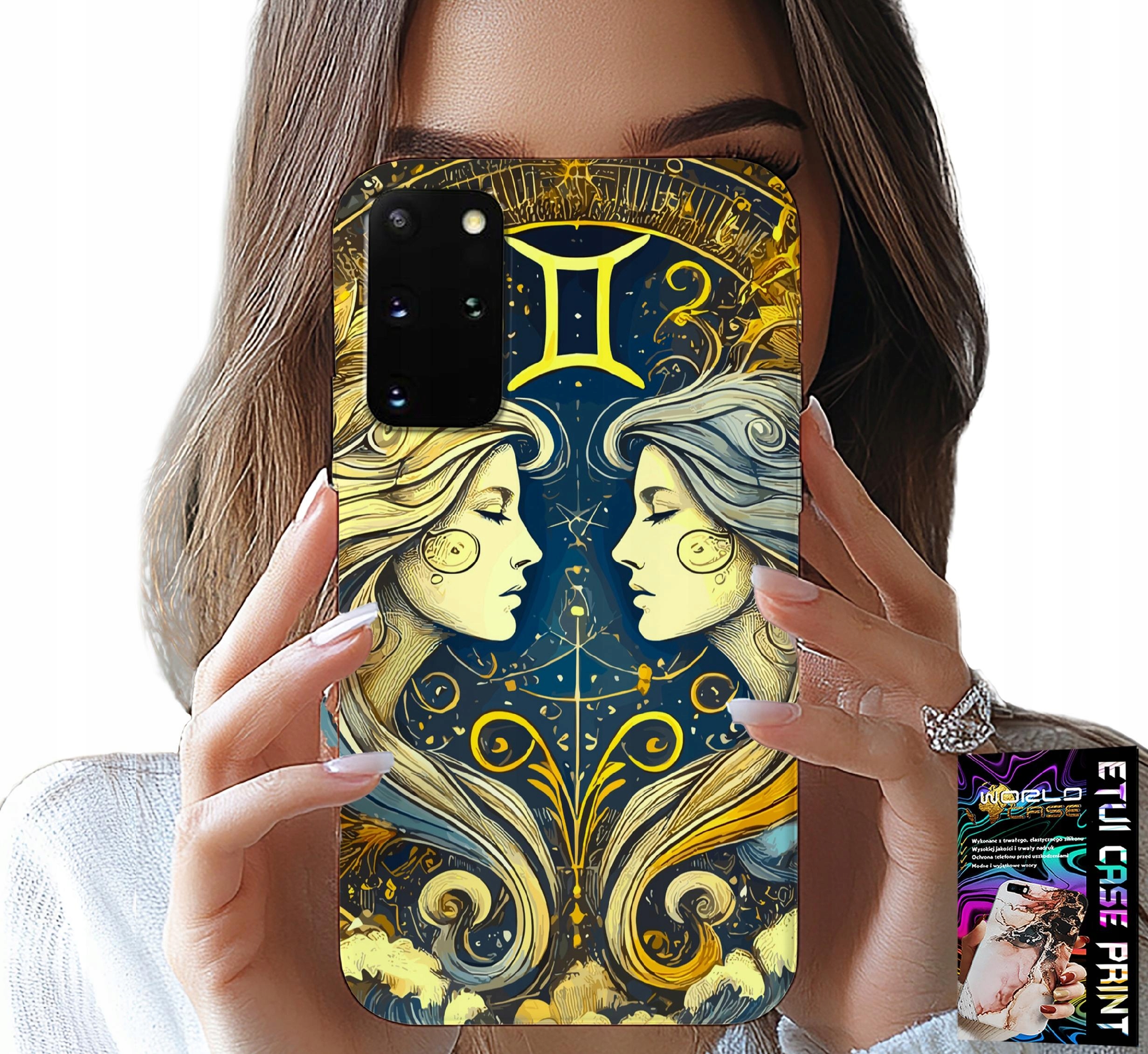 ETUI DO SAMSUNG GALAXY S20 PLUS - ZNAK ZODIAKU, BLIŹNIĘTA ASTRONOMIA