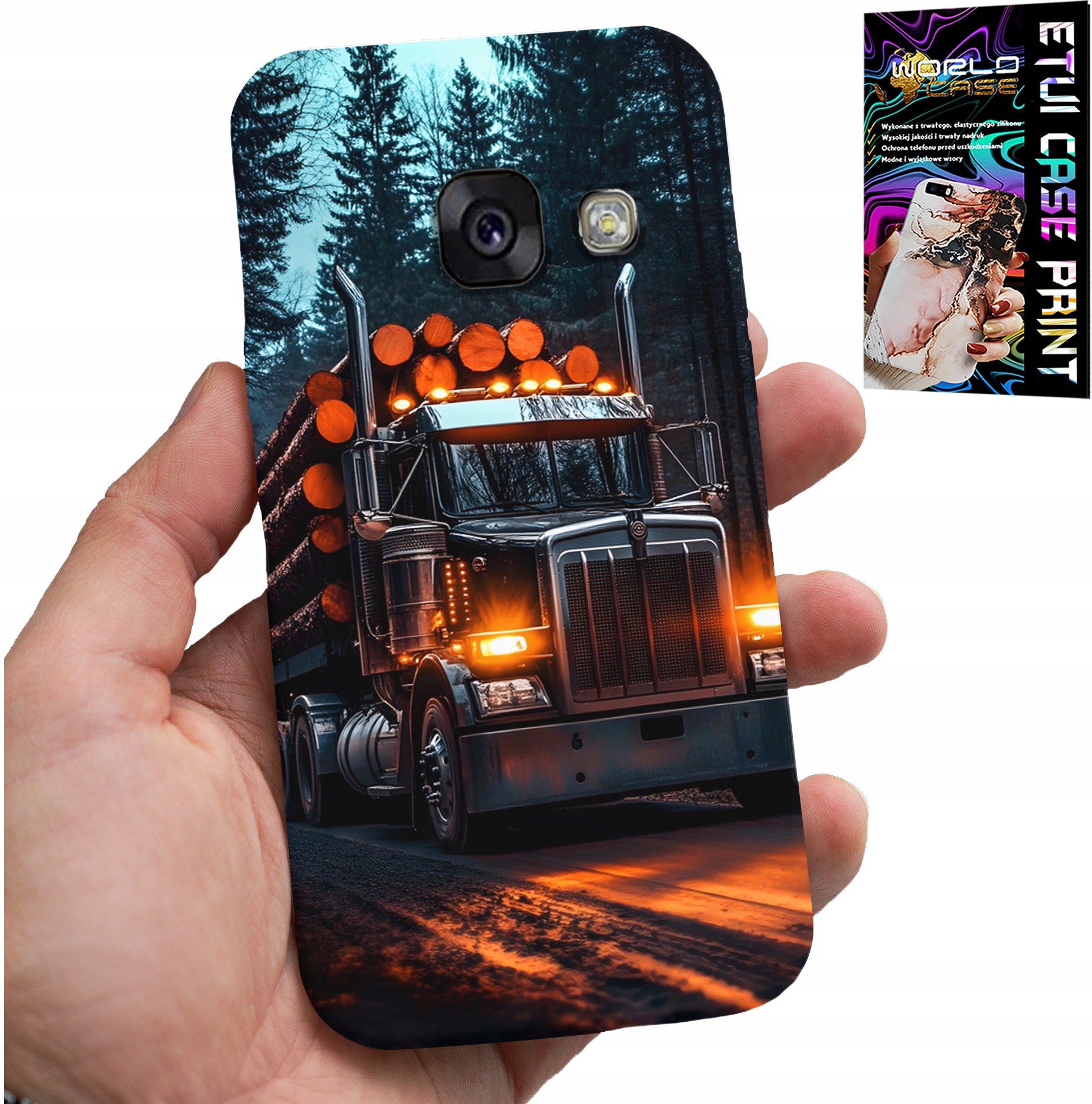 ETUI DO SAMSUNG A5 2017 - TIR POJAZD CIĘŻAROWY PLECKI OBUDOWA CASE