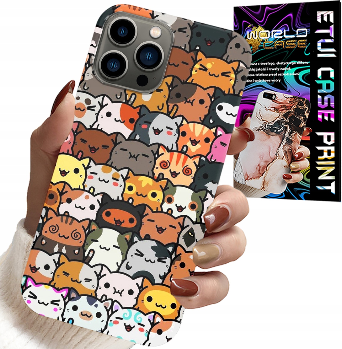 ETUI DO IPHONE 12 PRO - PLECKI W SŁODKIE KOTKI, KOTY, OBUDOWA
