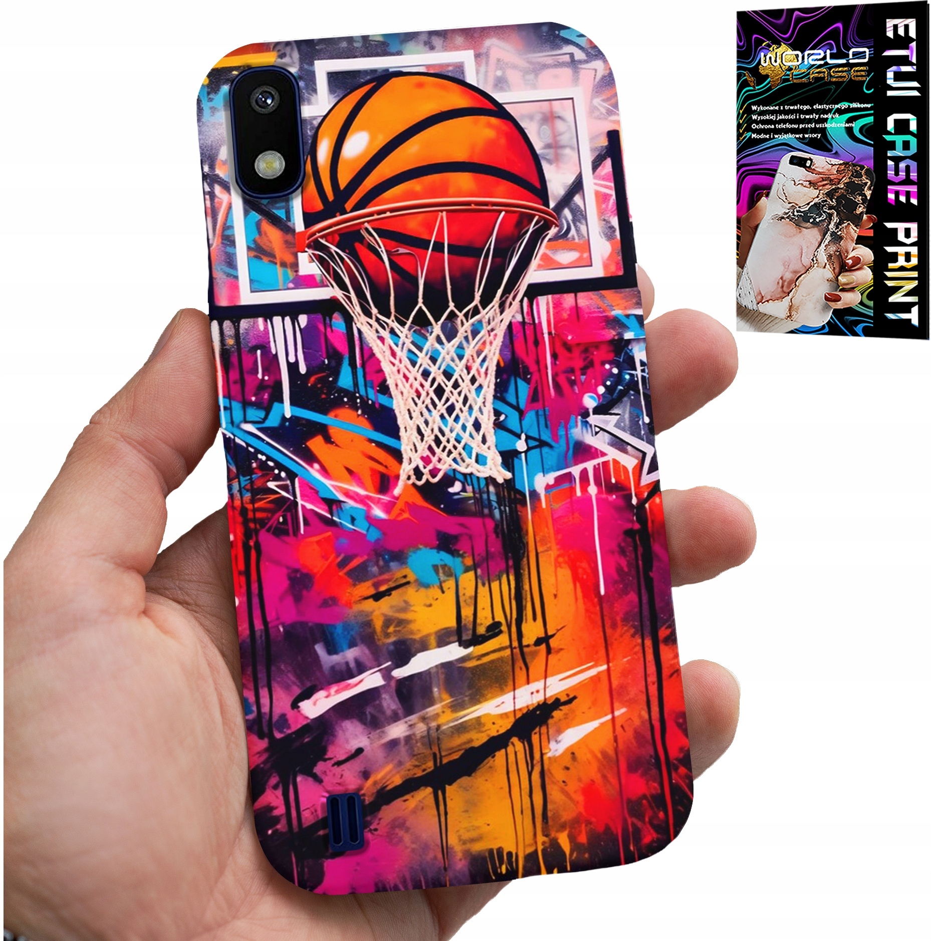 ETUI DO SAMSUNG A10 - KOSZYKÓWKA NBA ULICZNE GRAFFITI KOSZ FAN