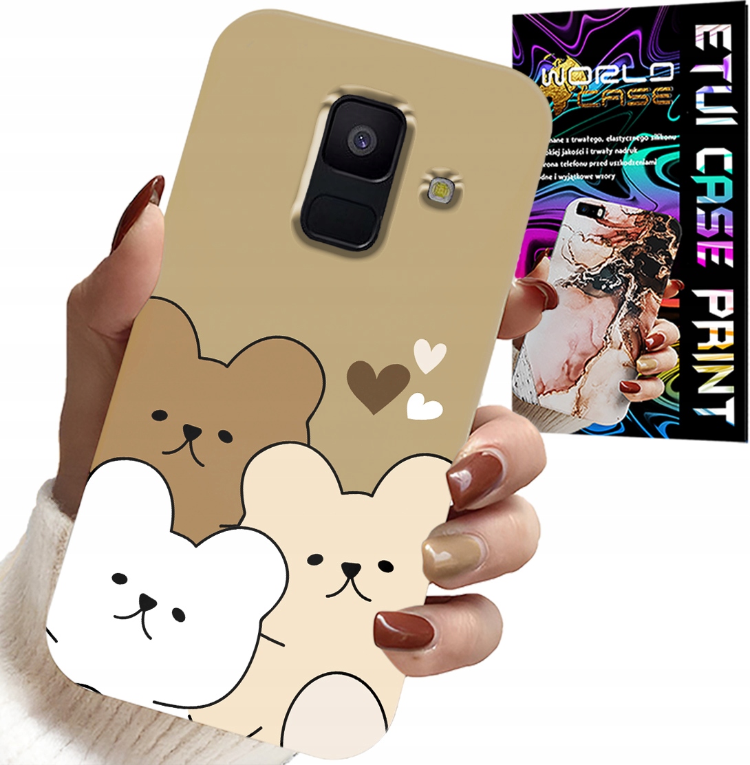 ETUI DO SAMSUNG A6 2018 - MIŚ, MISIE WZORY DLA NAJMŁODSZYCH DZIECI