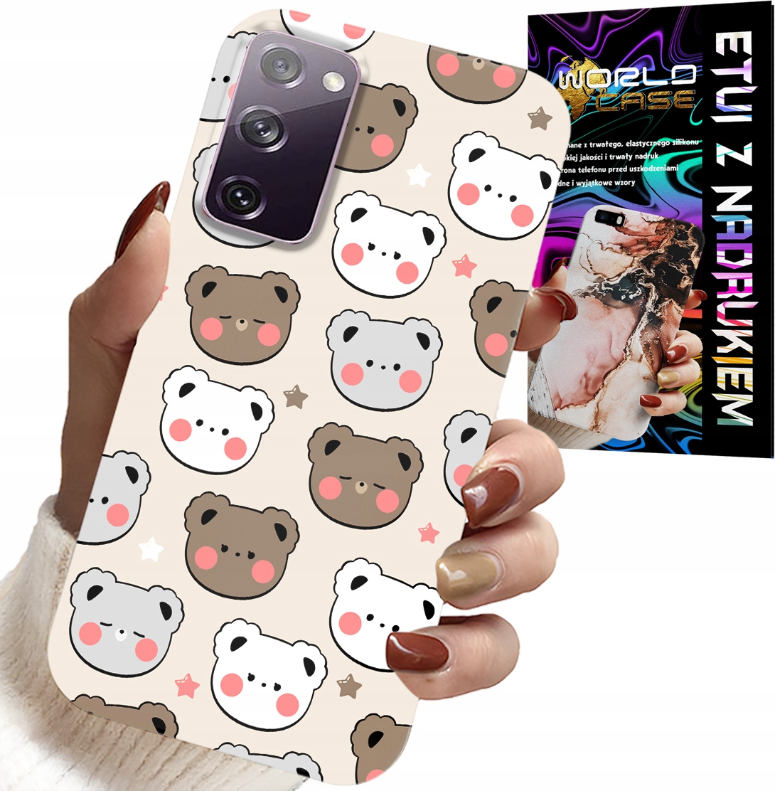 ETUI DO SAMSUNG GALAXY S20 FE - MIŚ MISIE WZORY DLA NAJMŁODSZYCH + SZKŁO