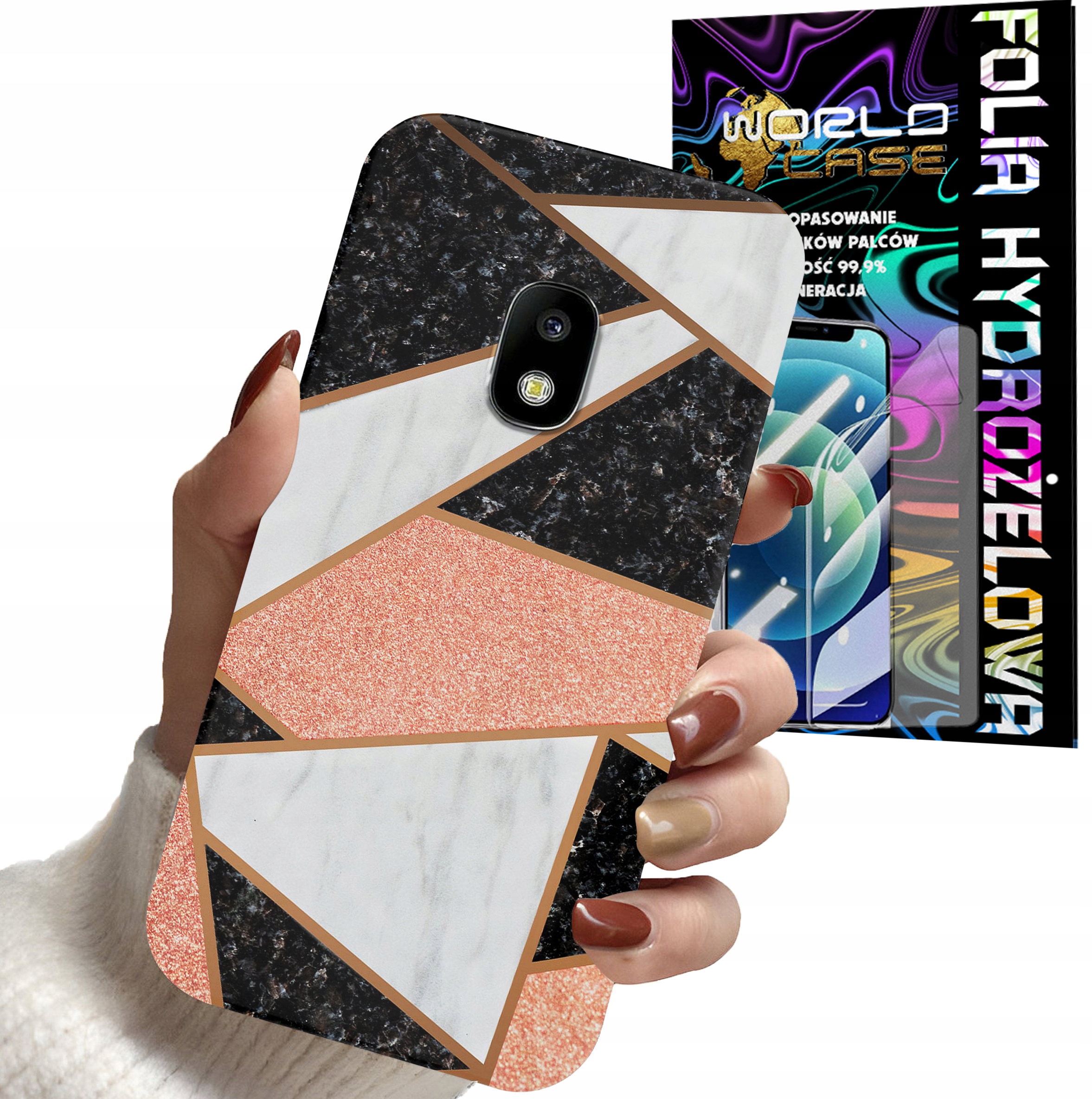 ETUI DO SAMSUNG J5 2017 - ELEGANCKIE MODNE WZORY DLA KOBIET + FOLIA