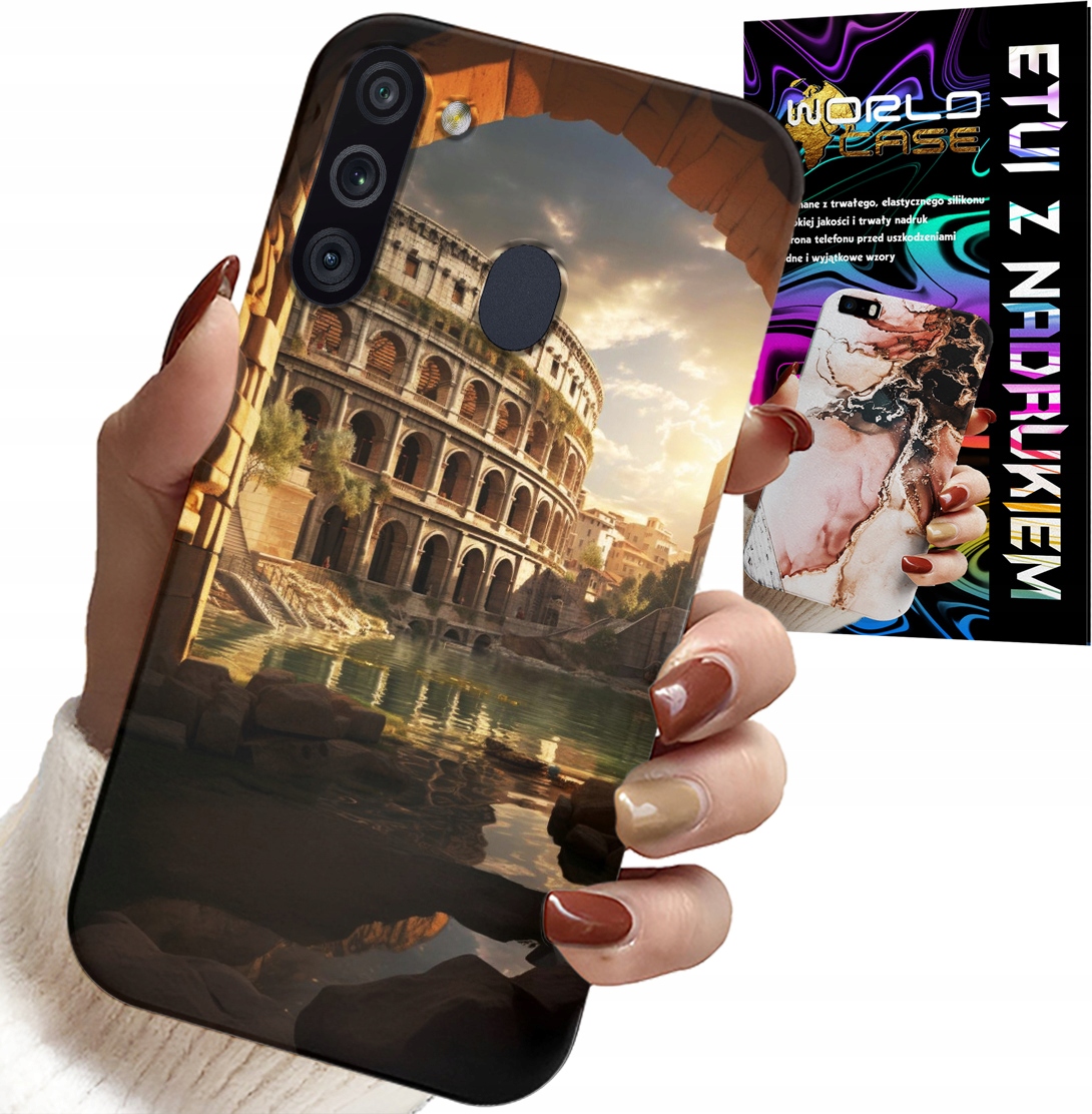 ETUI DO SAMSUNG GALAXY A21 - RZYM COLOSSEUM RZYMIANIE STAROŻYTNOŚĆ