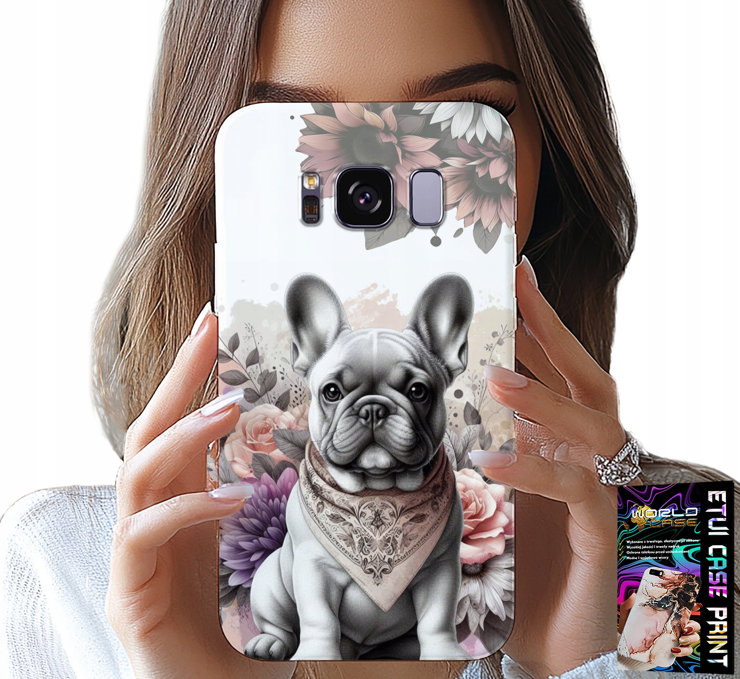 ETUI DO SAMSUNG GALAXY S8 - BULDOG BULDOGI PIESKI RASY PSÓW PLECKI