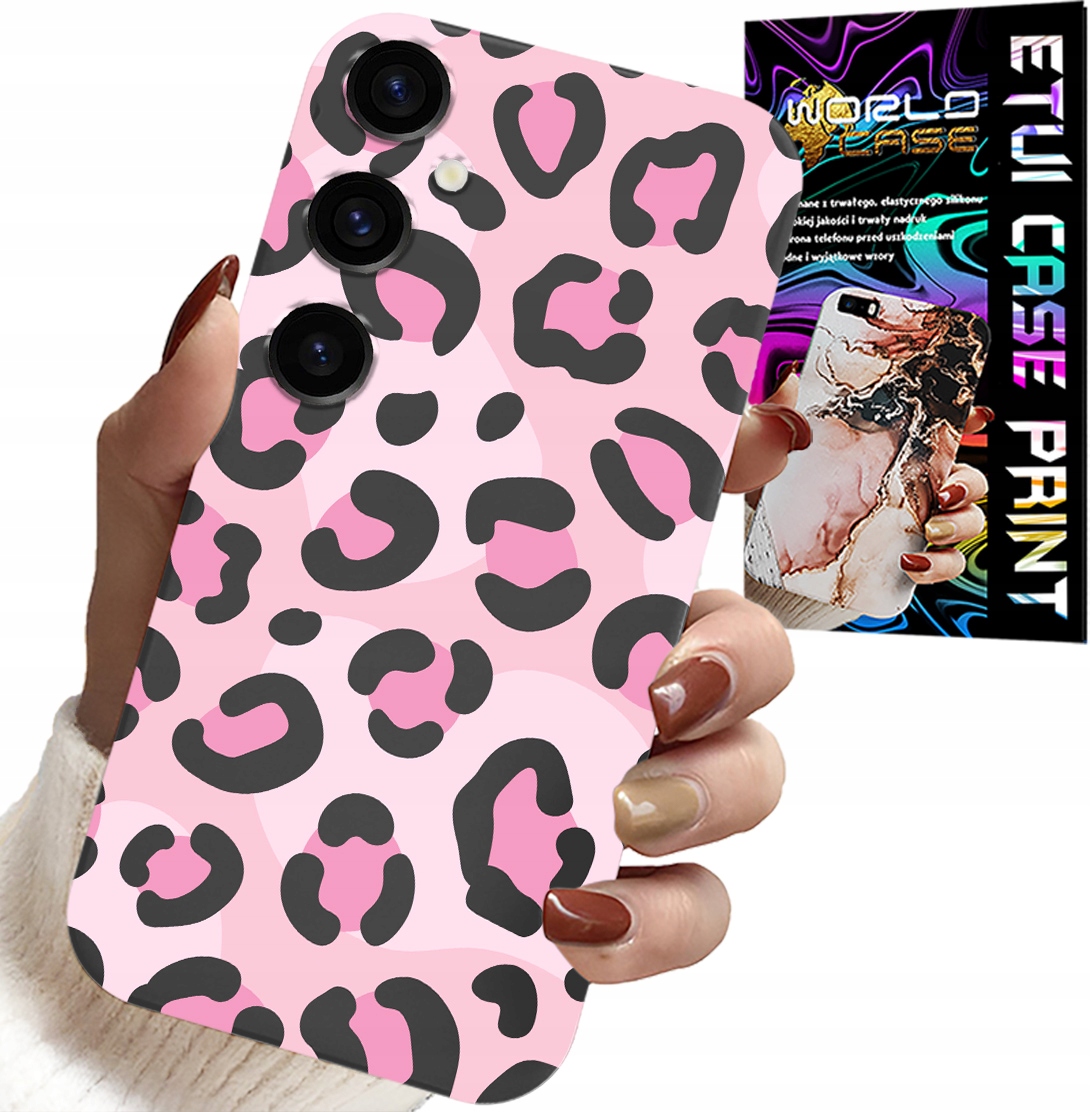 ETUI DO SAMSUNG GALAXY A04S - RÓŻOWA PANTERKA PANTERA KOBIECE WZORY