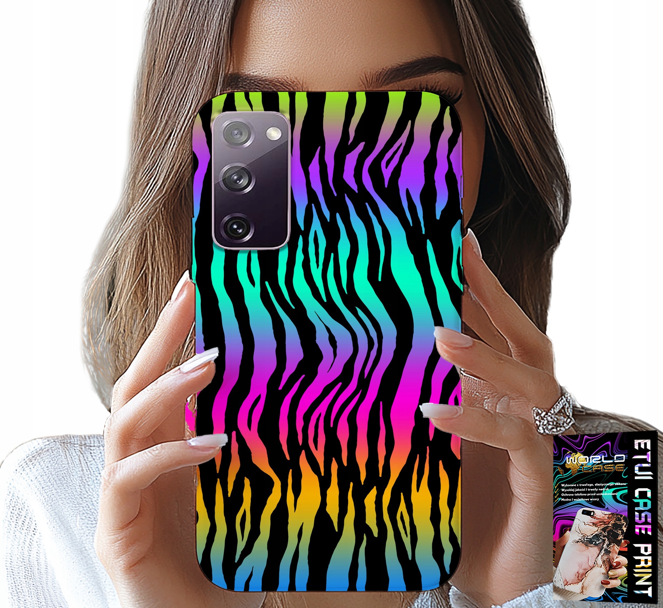 ETUI DO SAMSUNG GALAXY S20 FE - ABSTRAKCYJNE KOLOROWE WZORY CASE + FOLIA