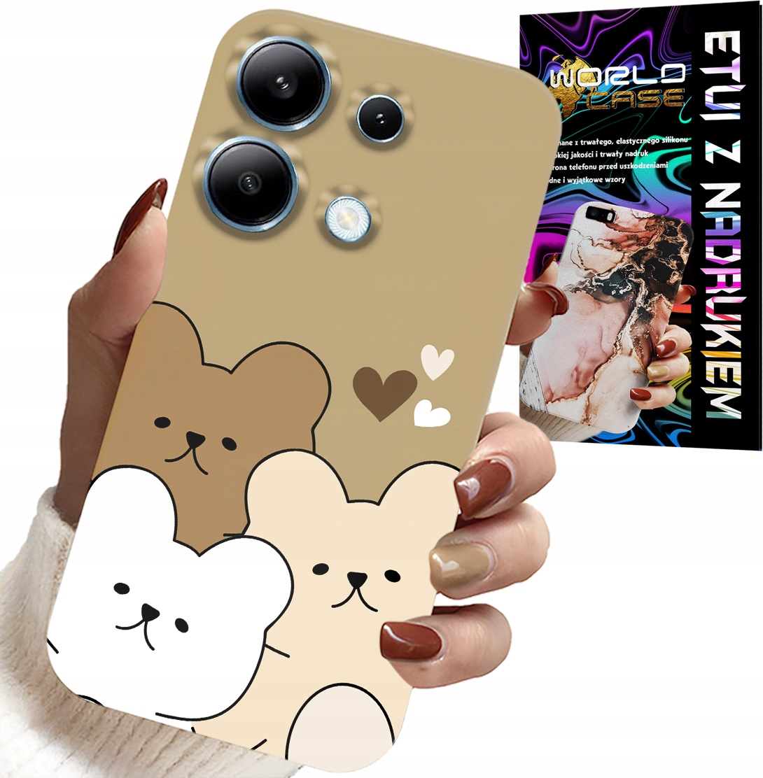 ETUI DO XIAOMI NOTE 13 PRO 5G - MIŚ, MISIE WZORY DLA NAJMŁODSZYCH DZIECI