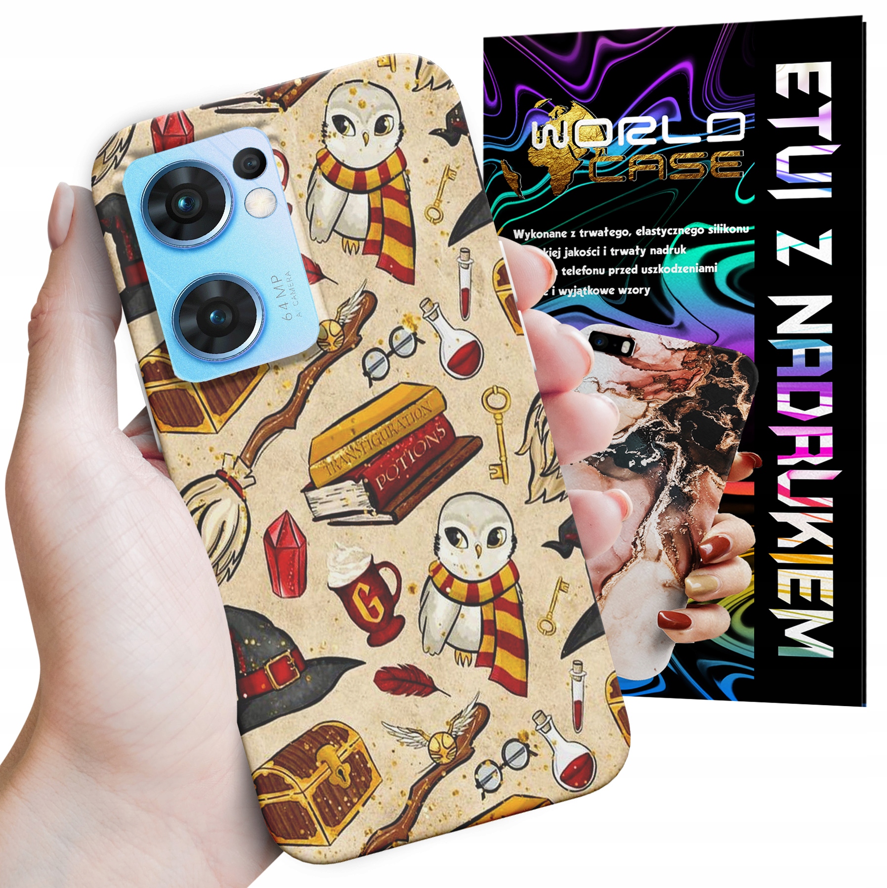 ETUI CASE DO OPPO FIND X5 LITE - WZORY DLA FANÓW ŚWIATA MAGII