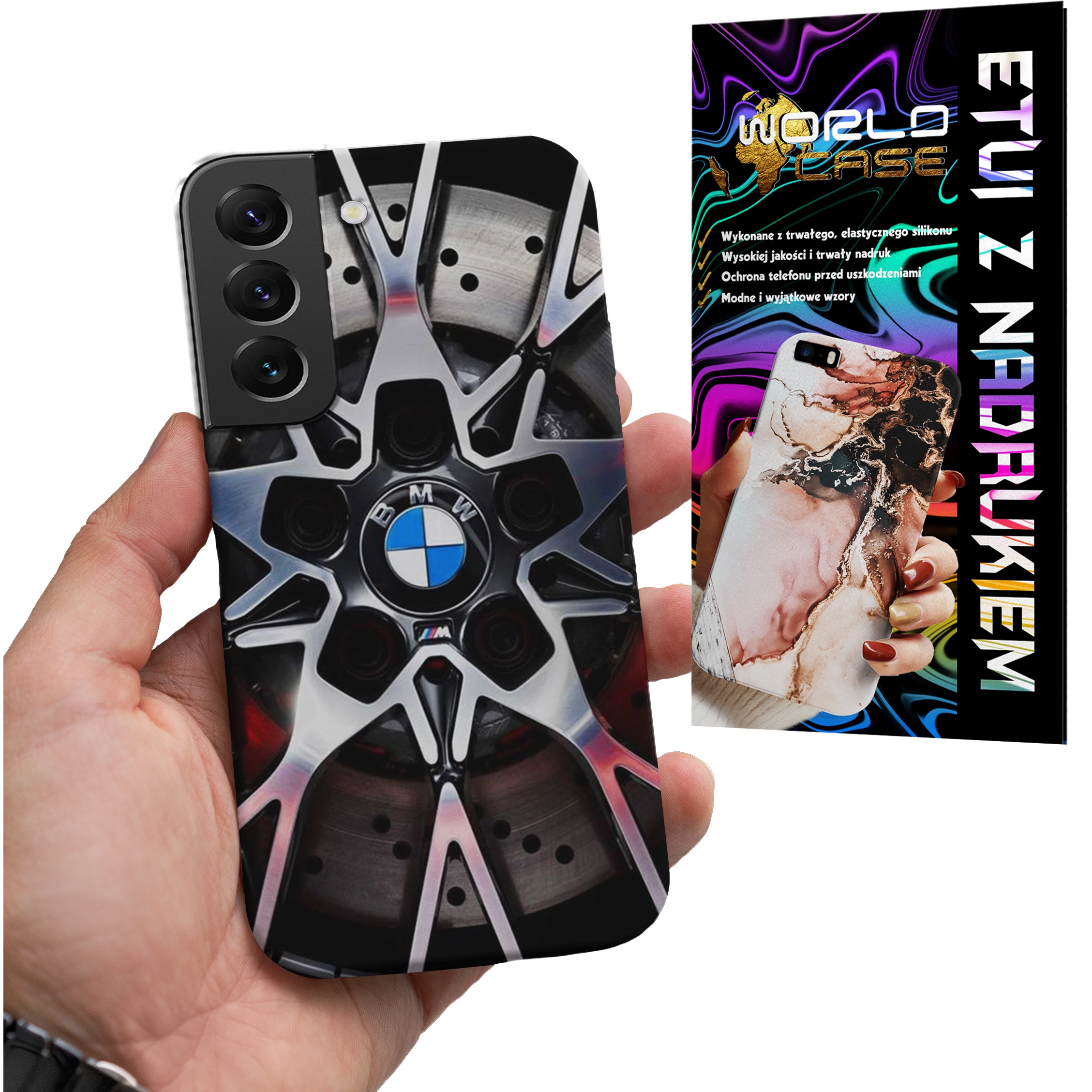 ETUI CASE DO SAMSUNG S21 - BMW FELGA AUTO FAN WZORY MERCEDES ITP