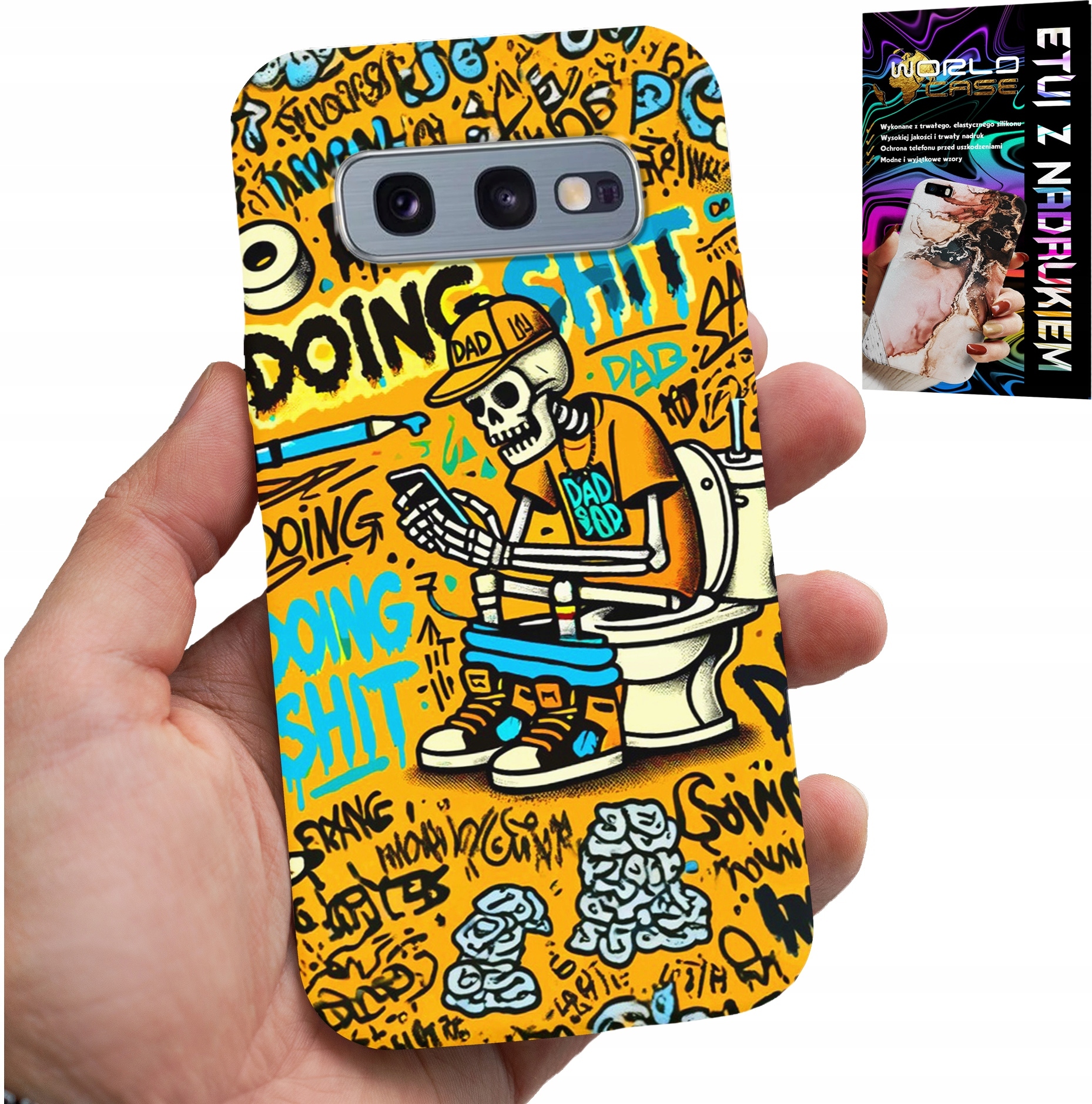 ETUI DO SAMSUNG GALAXY S10E - DOING SHIT KOŚCIOTRUP NA KIBLU CASE