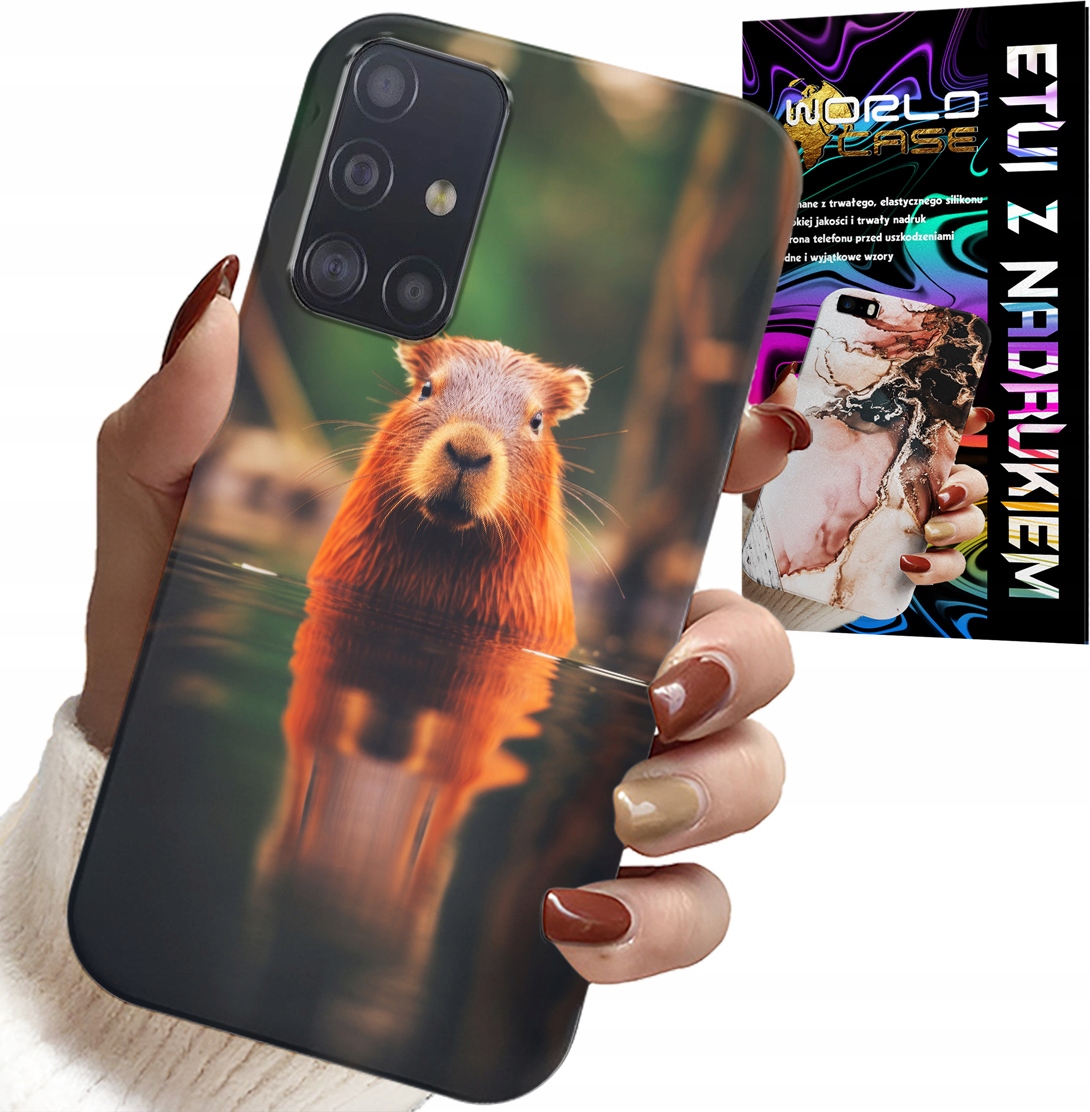 ETUI DO SAMSUNG GALAXY A71 - SŁODKA KAPIBARA, CAPIBARA, WIELE WZORÓW