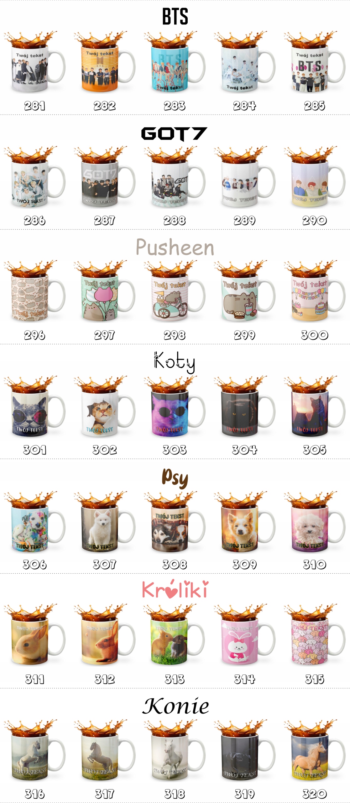 KUBEK 330ml GRAFIKA PREZENT ŚWIĘTA WZÓR - BAJKA WYTRESOWAĆ SMOKA + IMIĘ