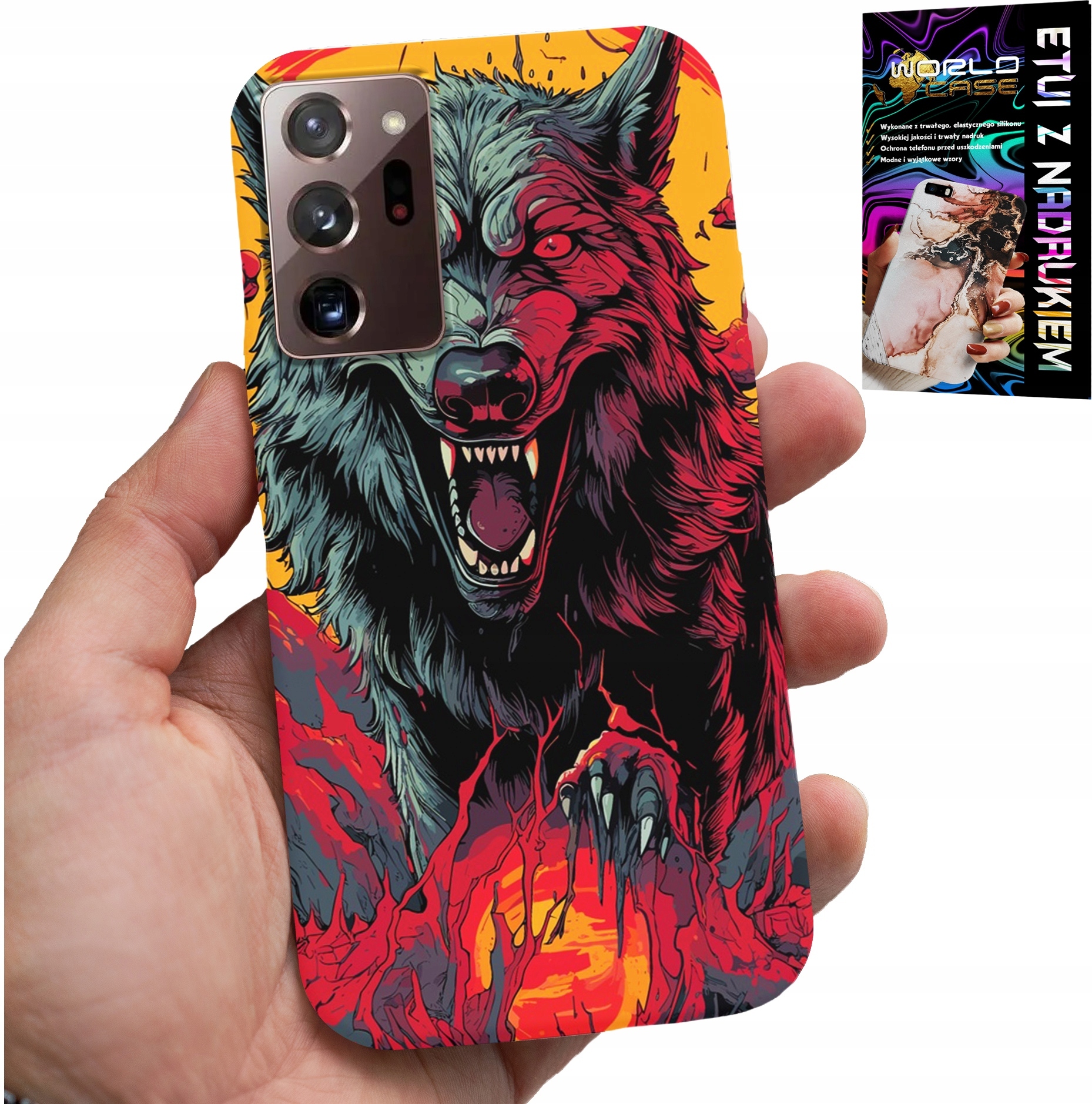 ETUI DO SAMSUNG NOTE 20 ULTRA - WILK WILKI WATAHA SUPER WZORY CASE + FOLIA