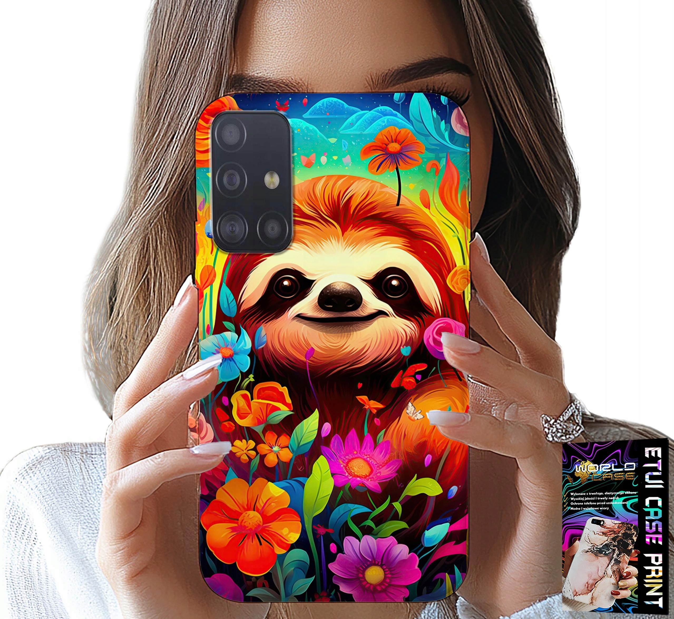 ETUI DO SAMSUNG GALAXY M31S - KOLOROWE WZORY KOALA ZWIERZĘTA + SZKŁO