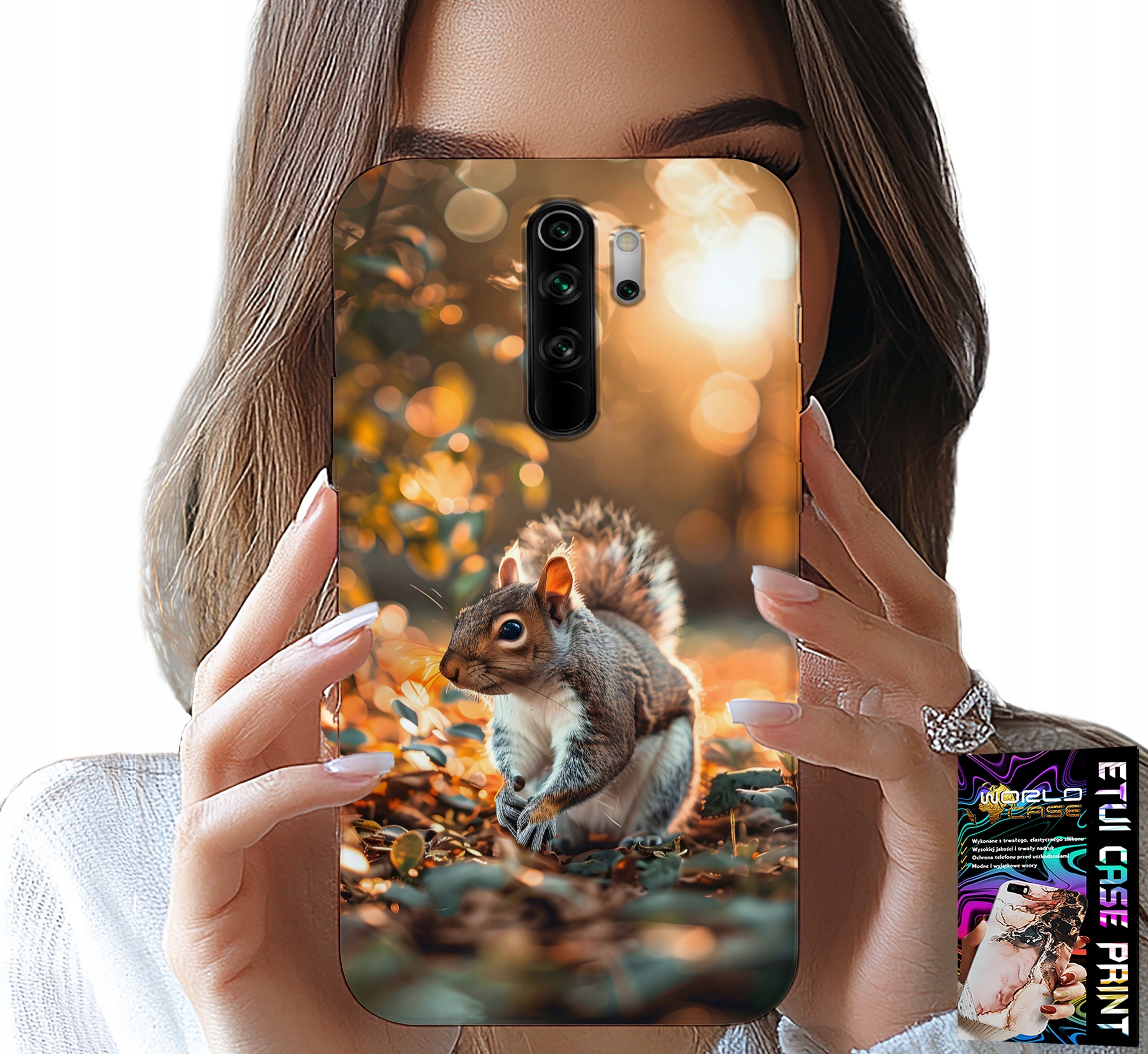 ETUI DO XIAOMI NOTE 8 PRO - SŁODKA WIEWIÓRKA, CASE Z WŁASNYM MOTYWEM