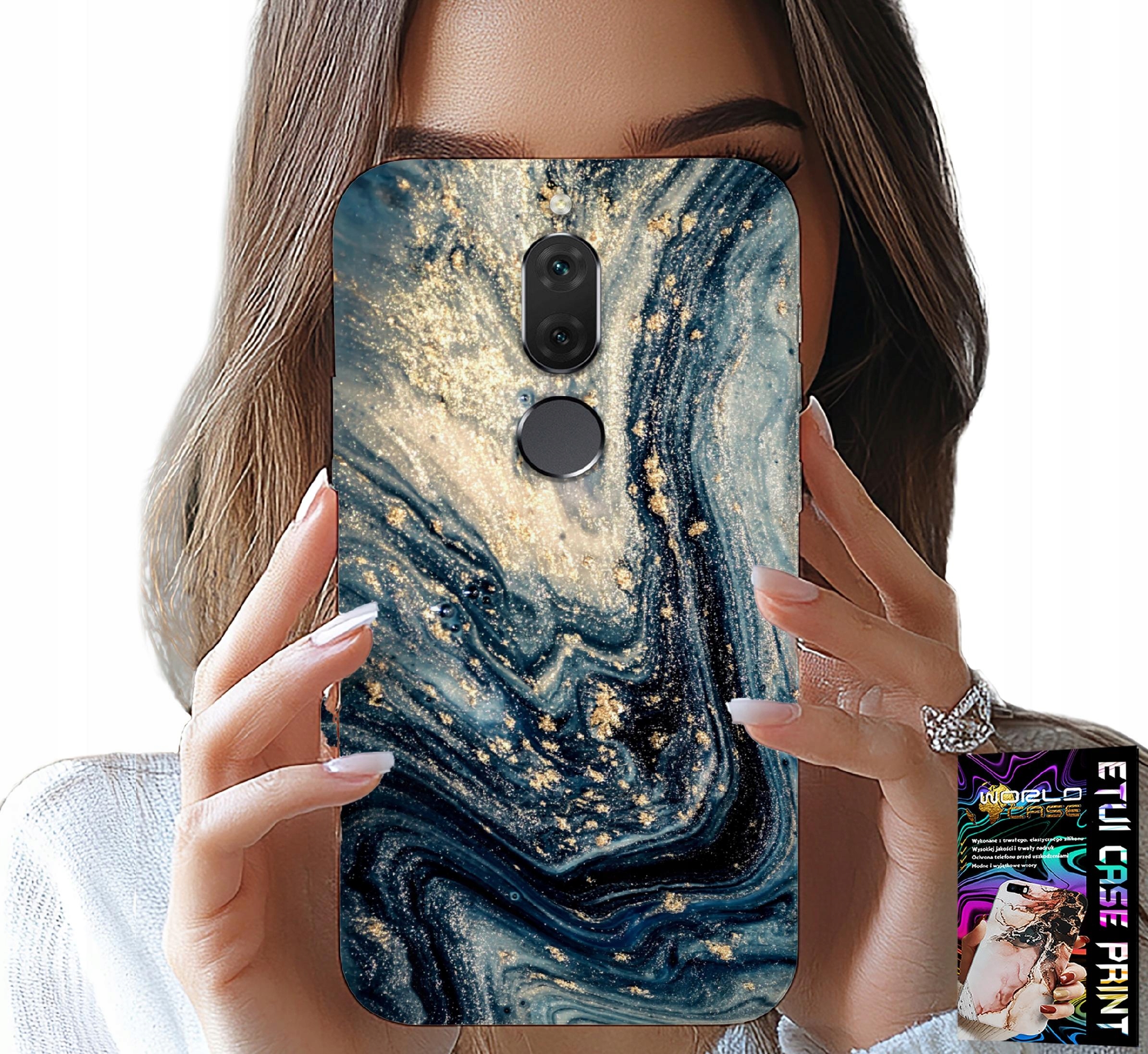 ETUI DO HUAWEI MATE 10 LITE - KAMIENNE ELEGANCKIE WZORY OBUDOWA CASE