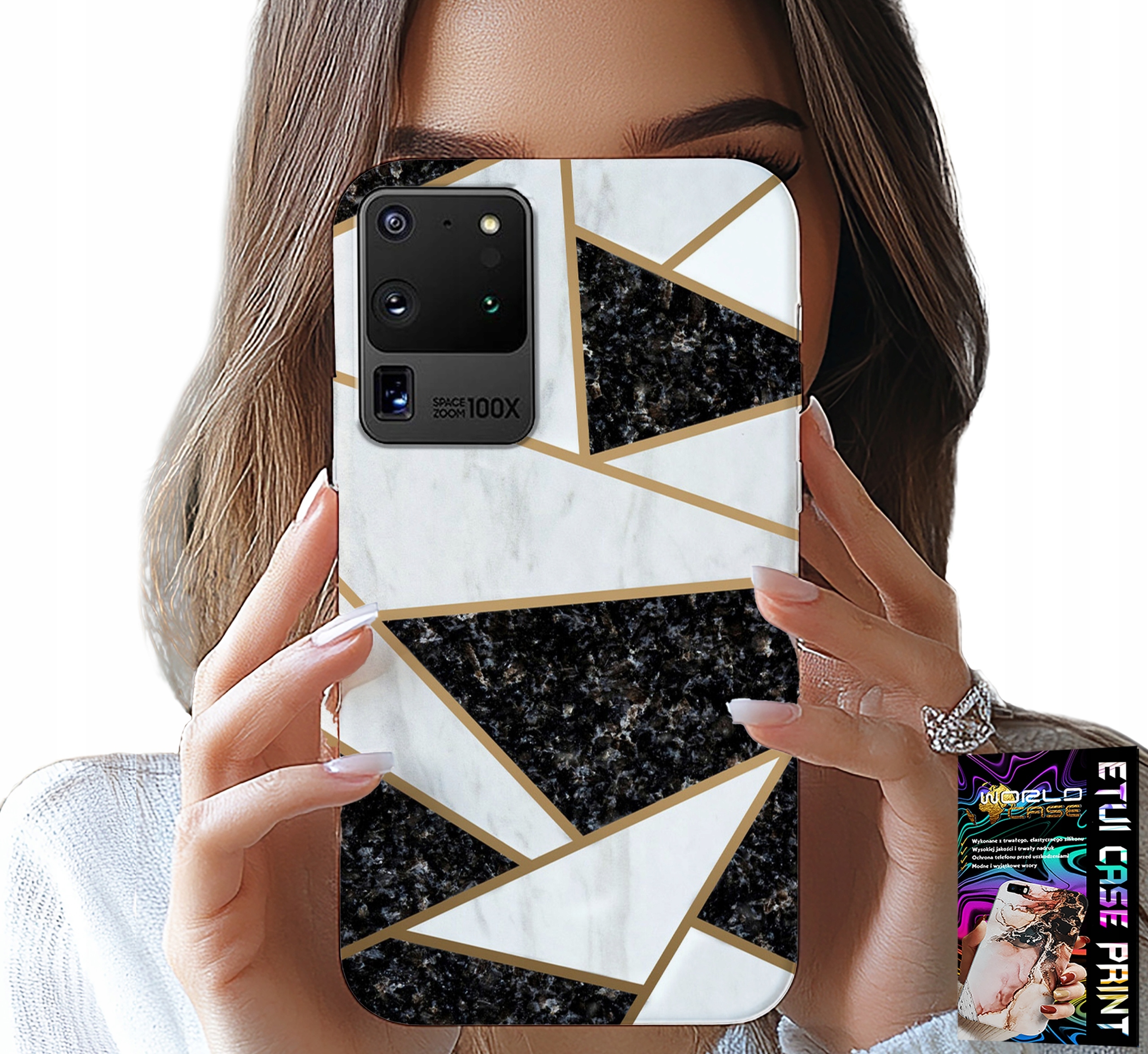 ETUI DO SAMSUNG GALAXY S20 Ultra - ELEGANCKIE MODNE WZORY CASE + FOLIA