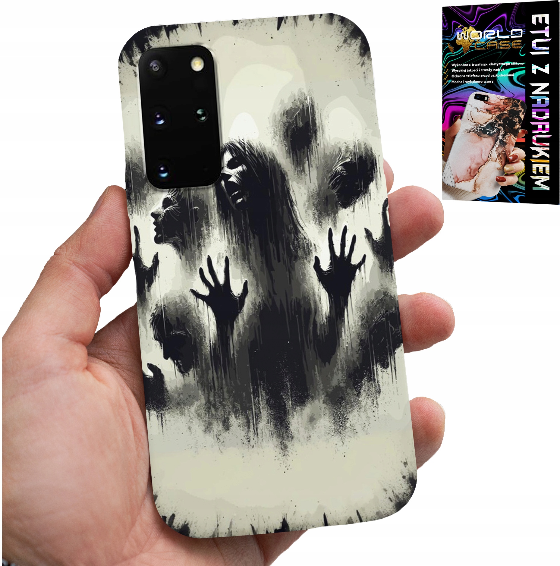 ETUI DO SAMSUNG GALAXY S20 PLUS - ŻYWE TRUPY THE WALKING DEAD ZOMBI +FOLIA
