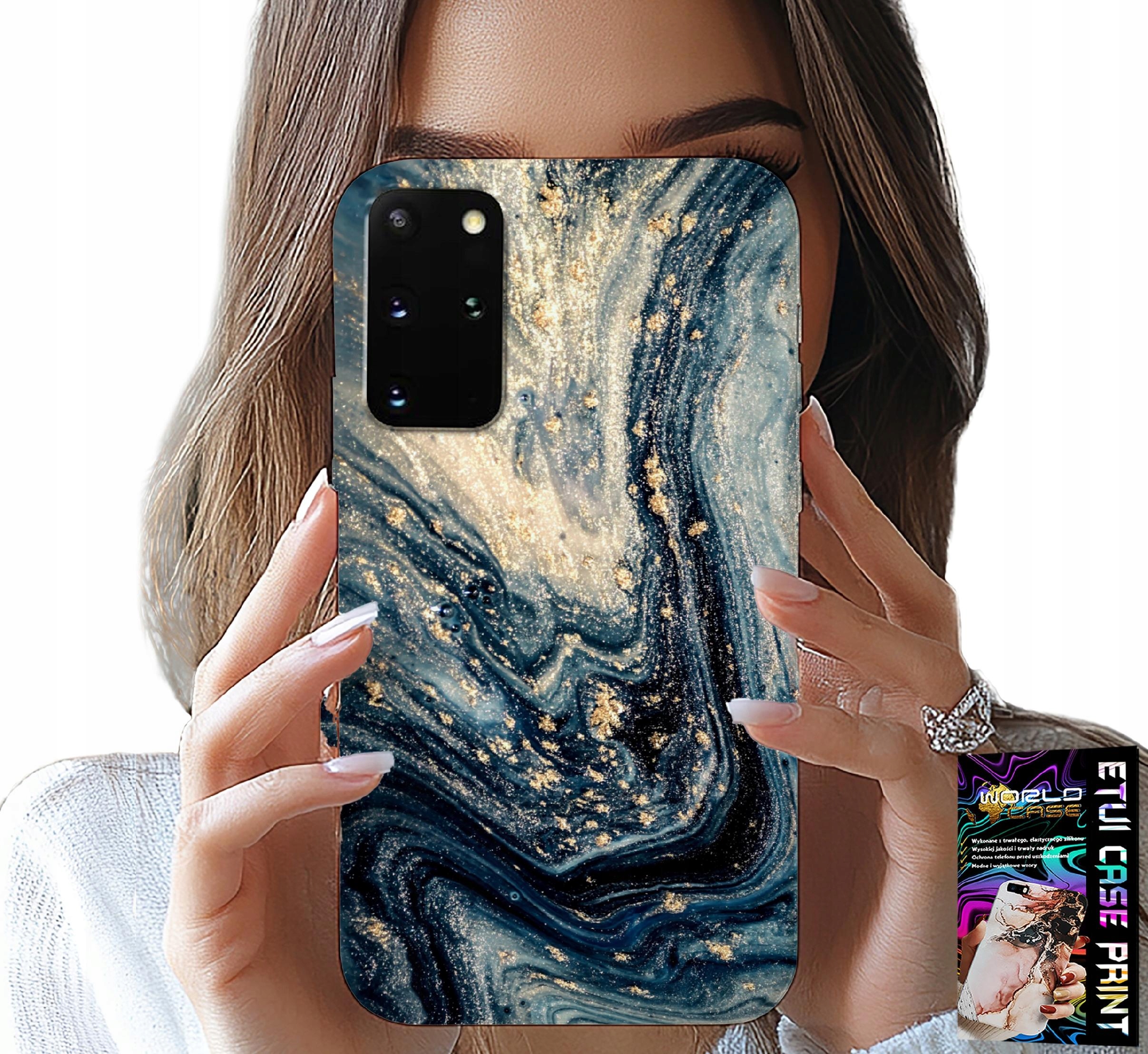 ETUI DO SAMSUNG GALAXY S20 PLUS - KAMIENNE ELEGANCKIE WZORY OBUDOWA CASE