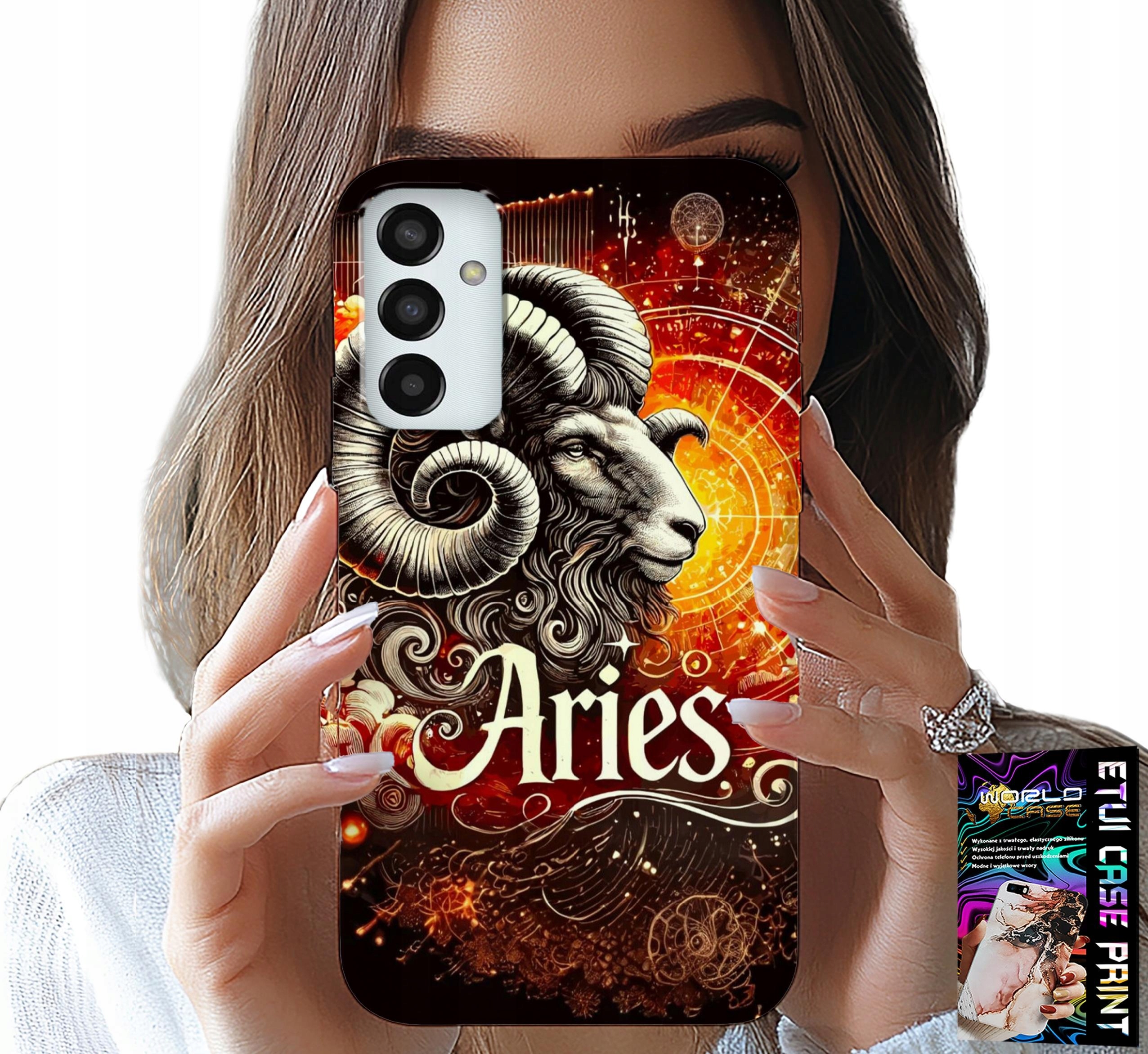 ETUI DO SAMSUNG GALAXY M23 - ZNAK ZODIAKU, KOZIOROŻEC, ASTRONOMIA