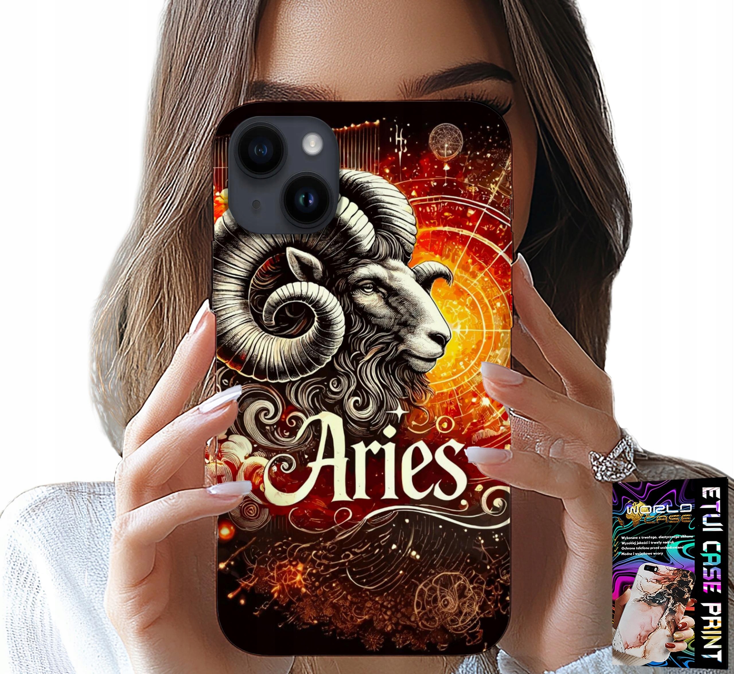 ETUI DO IPHONE 13 - ZNAK ZODIAKU, KOZIOROŻEC, ASTRONOMIA