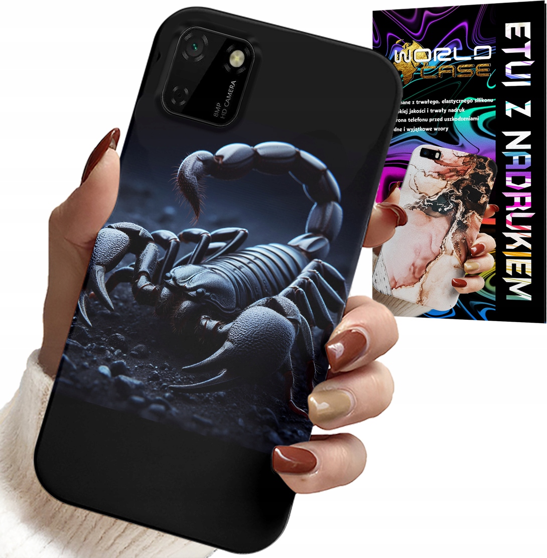 ETUI DO HUAWEI Y5P - SKORPION, SKORPIONY + FOLIA HYDROŻELOWA