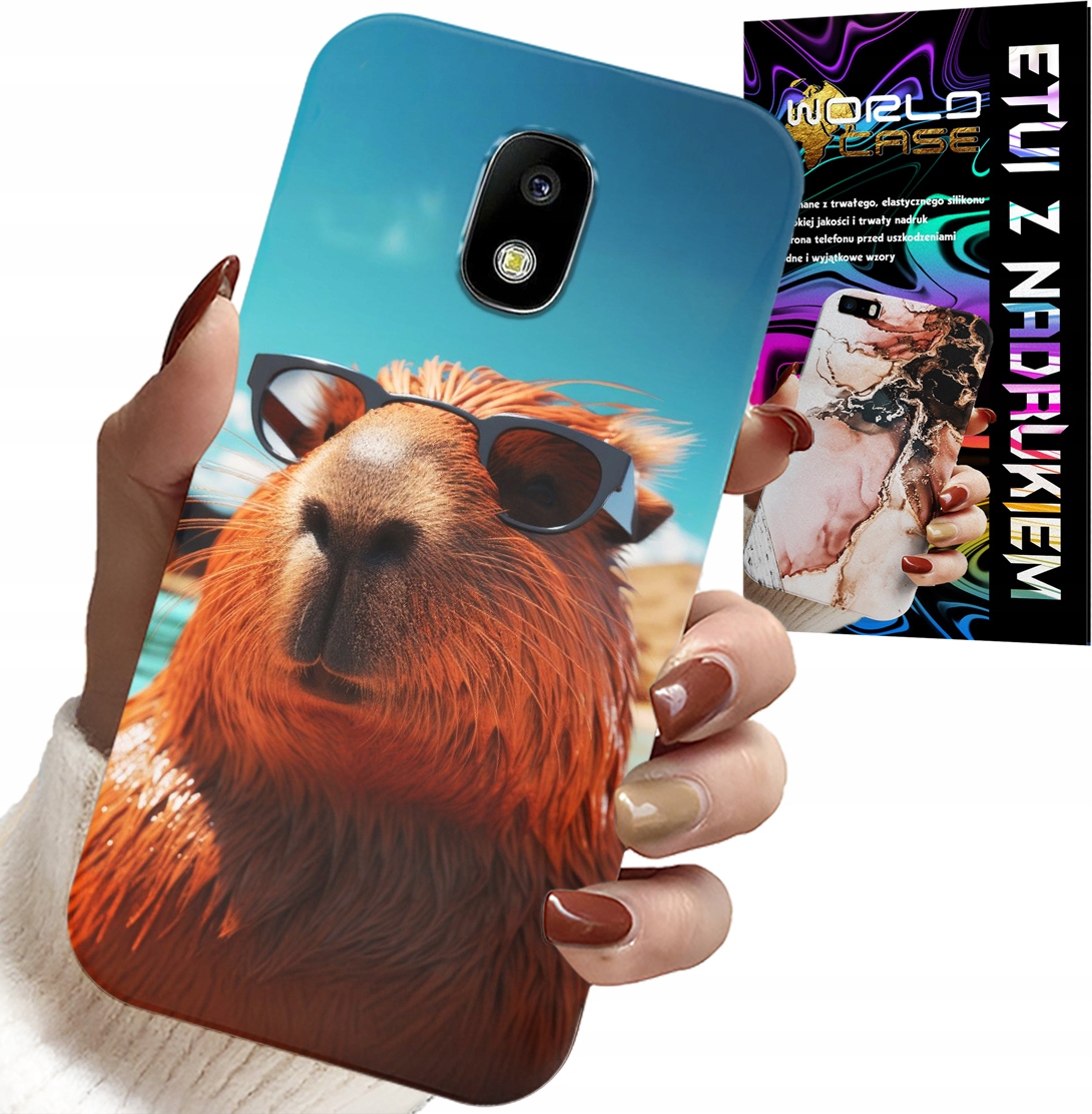 ETUI DO SAMSUNG GALAXY J5 2017 - SŁODKA KAPIBARA, CAPIBARA CASE + SZKŁO