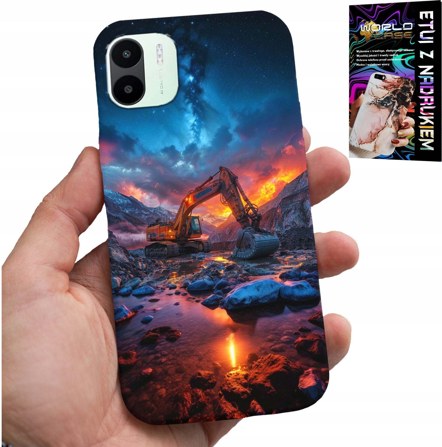 ETUI DO XIAOMI REDMI A1 - TRAKTOR CIĄGNIK ROLNICZY FARMA UPRAWA