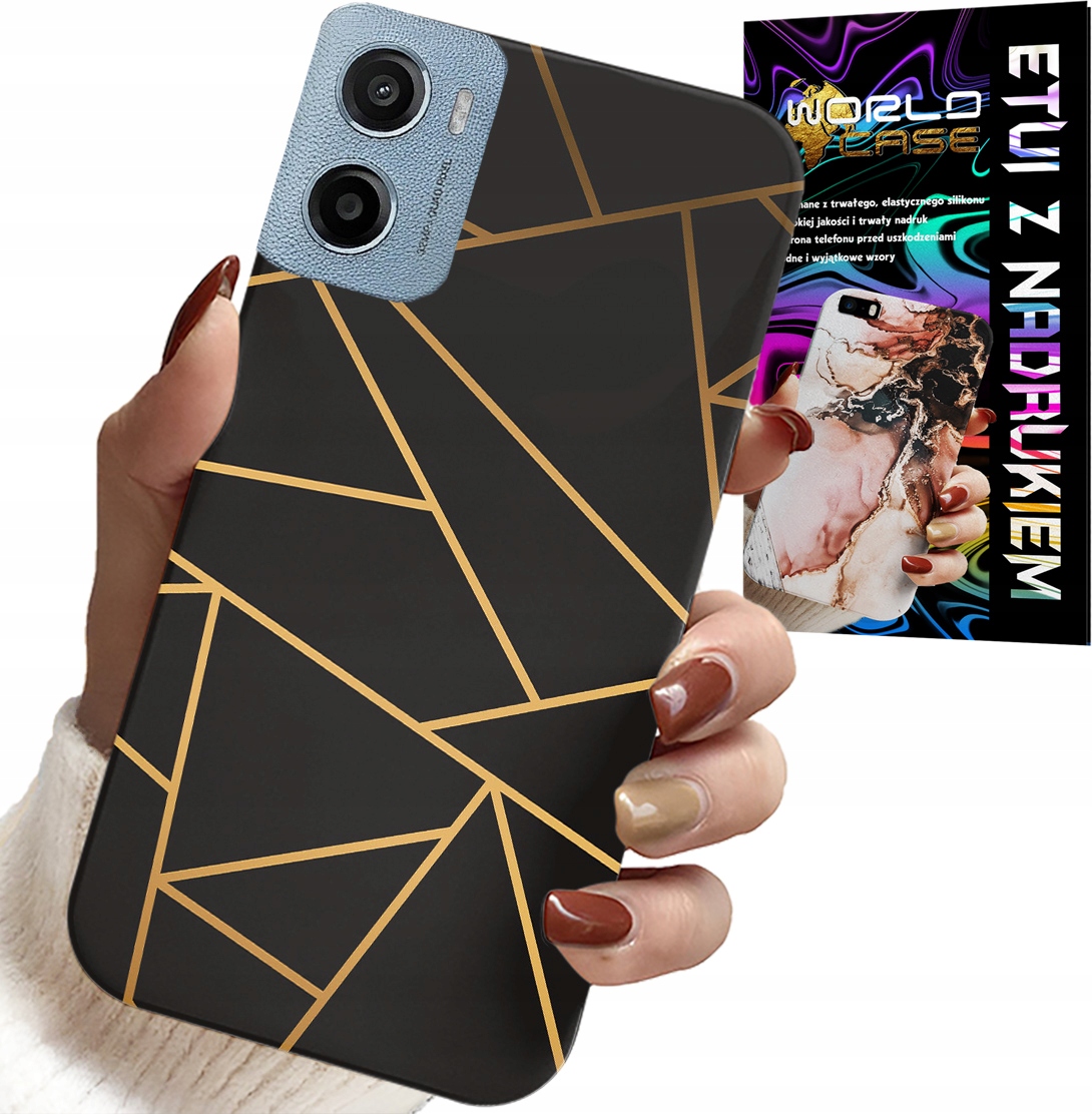 ETUI DO MOTOROLA E15 / G05 - ELEGANCKIE MODNE WZORY OBUDOWA CASE