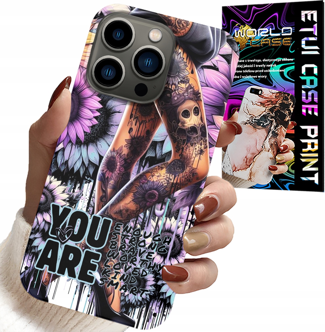 ETUI DO IPHONE 15 PRO MAX - KOBIECE WZORY YOU ARE KOBIETA Z TATUAŻEM