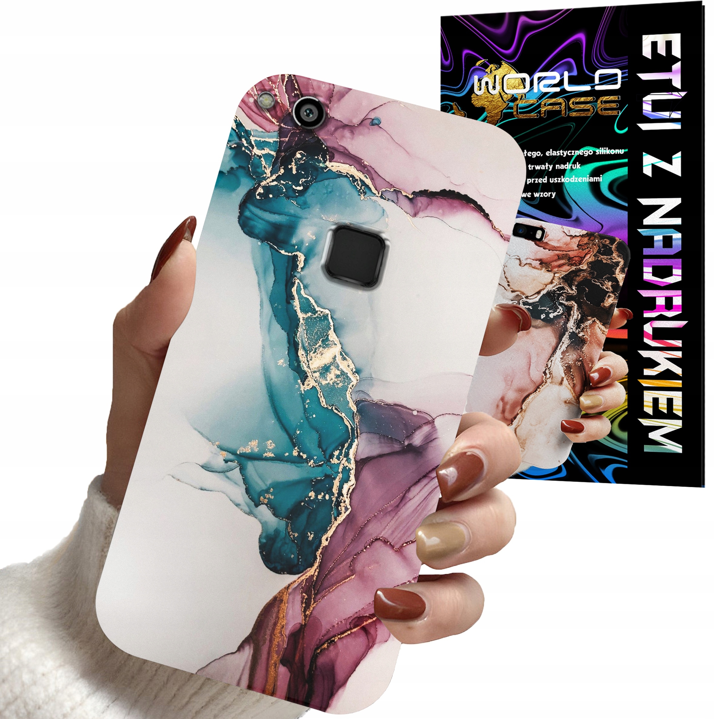 ETUI CASE DO HUAWEI P9 LITE 2016 - MARMUR WZORY DLA KOBIET PLECKI OBUDOWA