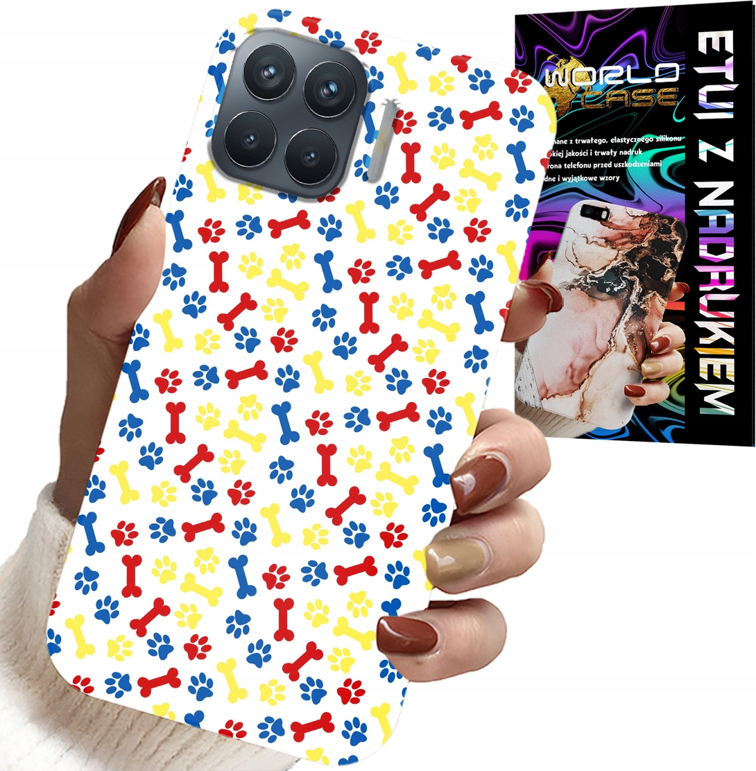 ETUI DO OPPO RENO 4 LITE - ŁAPKI KOŚCI PIES PATROL BAJKI + SZKŁO