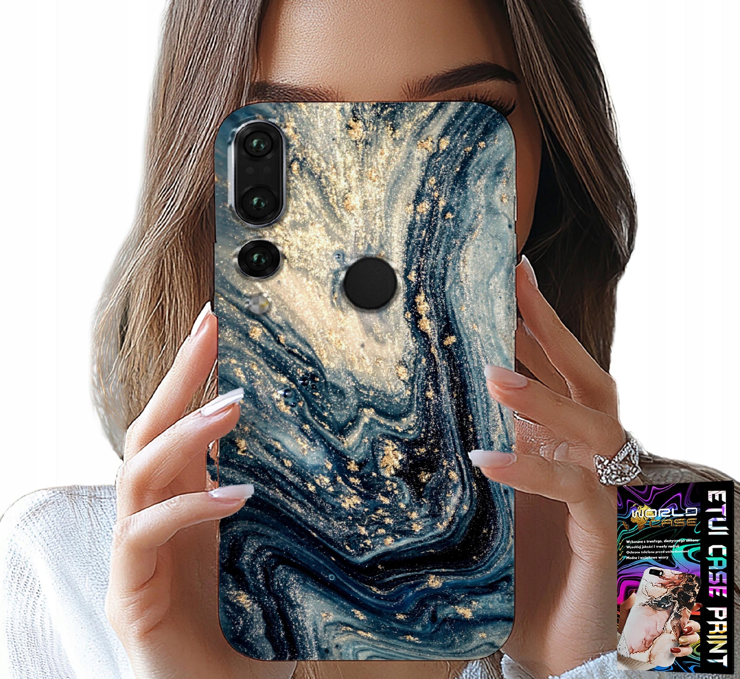 ETUI DO HUAWEI P20 PRO - KAMIENNE ELEGANCKIE WZORY OBUDOWA CASE
