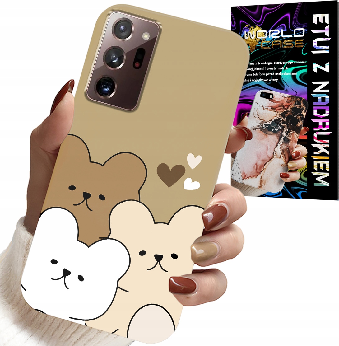 ETUI DO SAMSUNG NOTE 20 ULTRA - MIŚ, MISIE WZORY DLA NAJMŁODSZYCH DZIECI