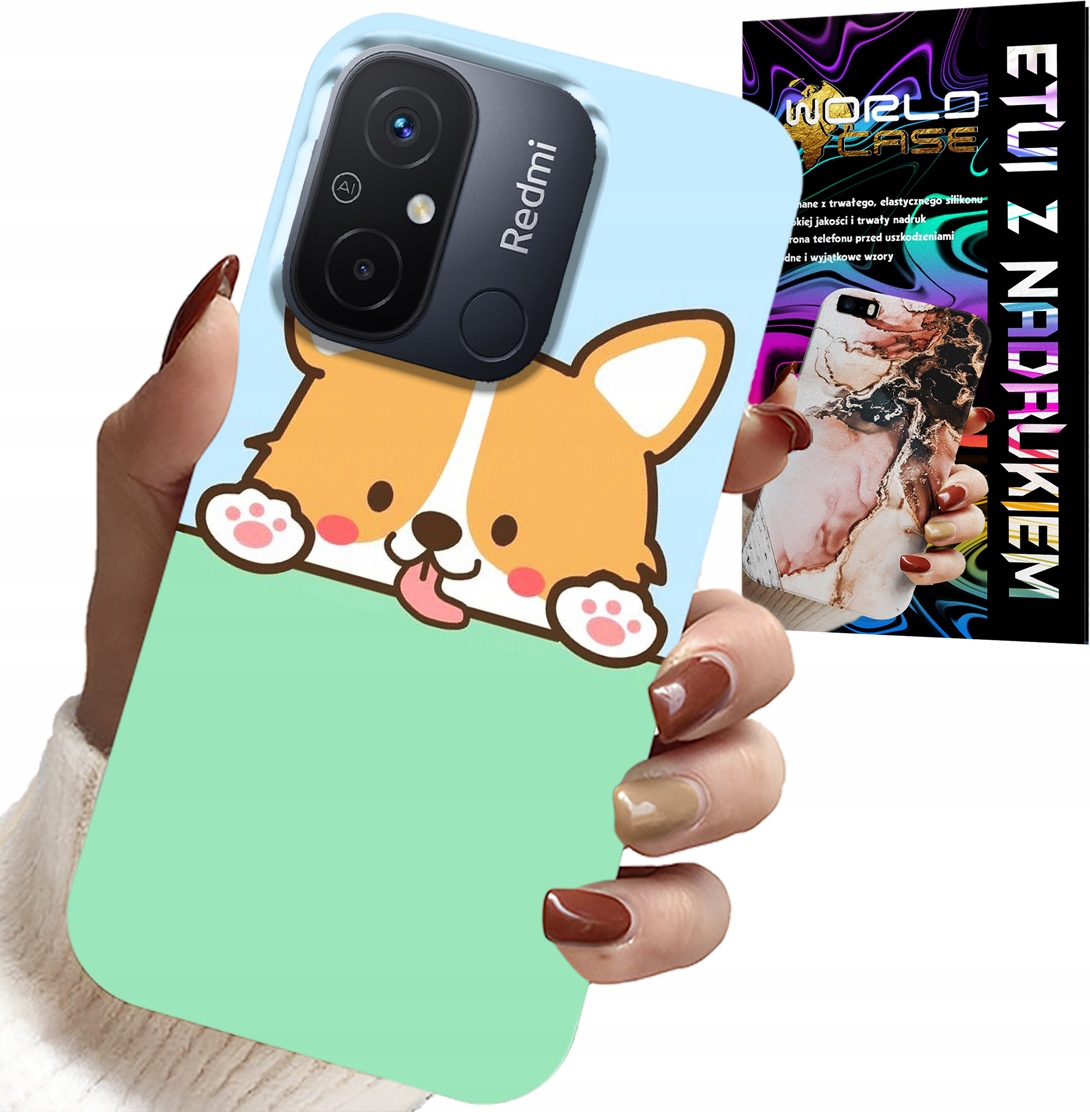 ETUI DO XIAOMI REDMI 12C - SŁODKI PIESEK WZORY Z BAJEK POKROWIEC