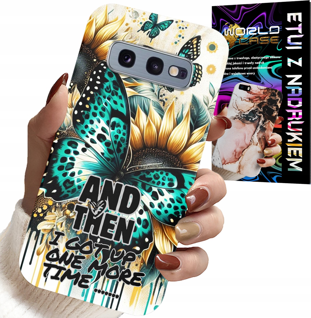 ETUI DO SAMSUNG GALAXY S10E - AND THEN I GOT UP, KOBIECE WZORY + FOLIA
