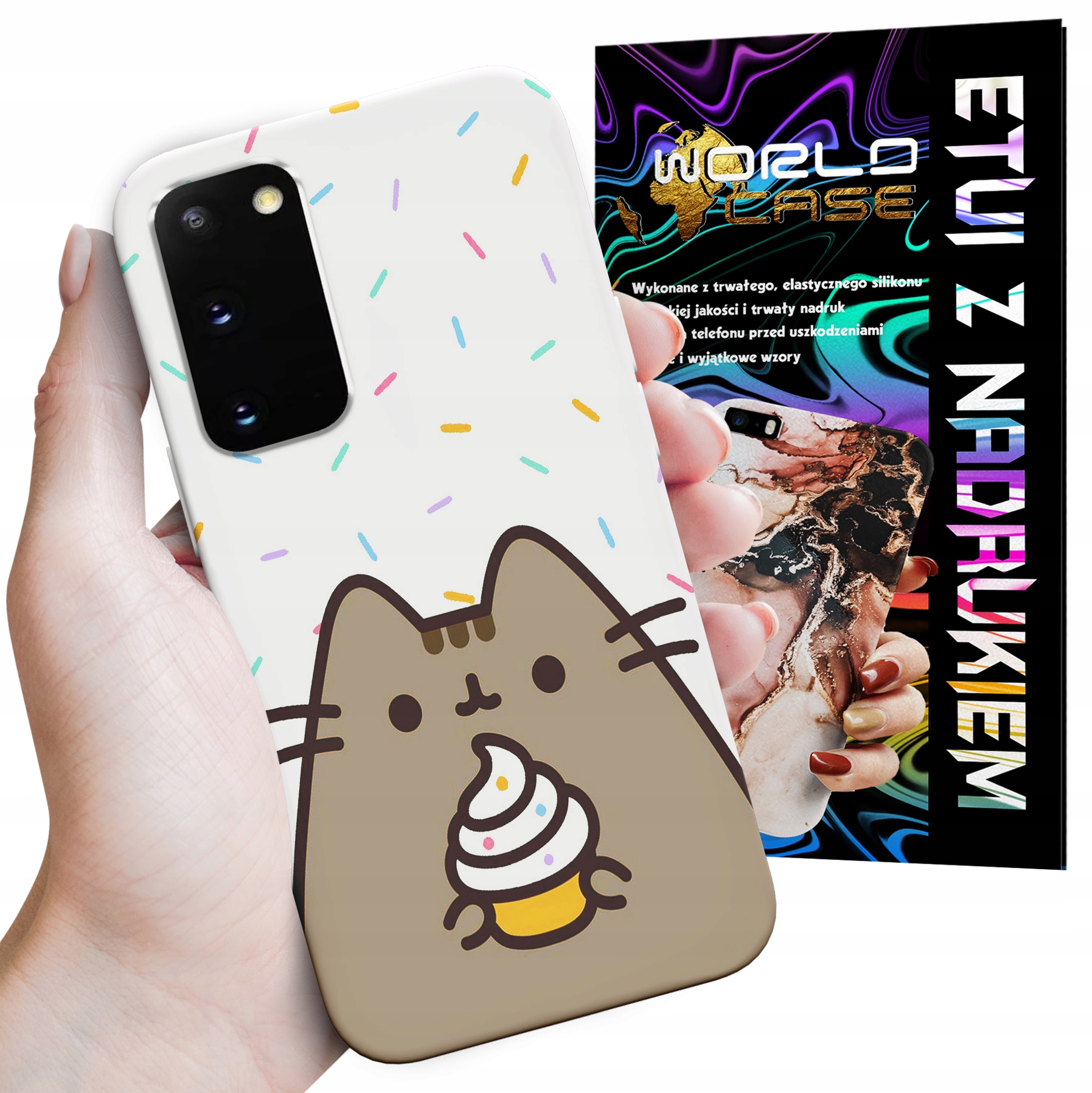 ETUI CASE DO SAMSUNG S20 - SŁODKI KOTEK KOT OBUDOWA PLECKI